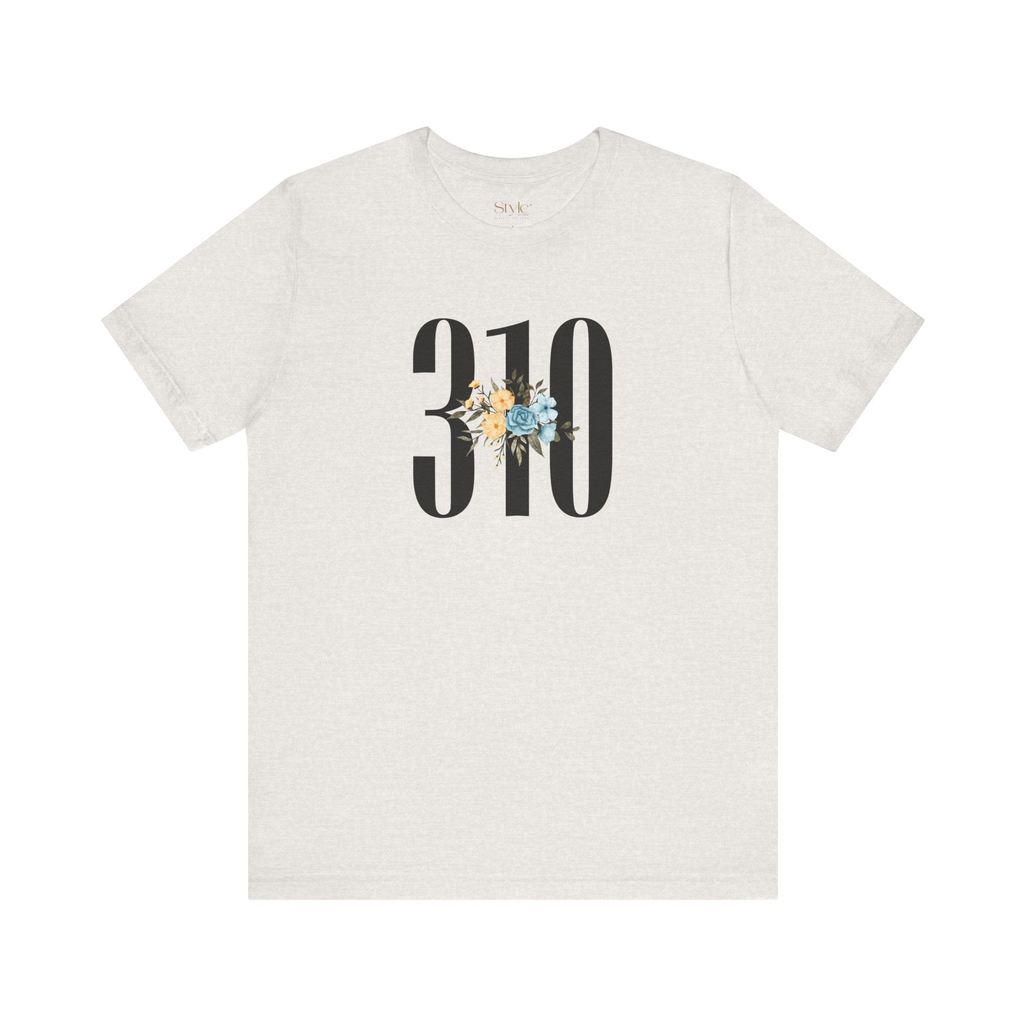 Floral 310 Unisex Tee - Casual, Gift, Birthday, Floral Design, Vintage Style