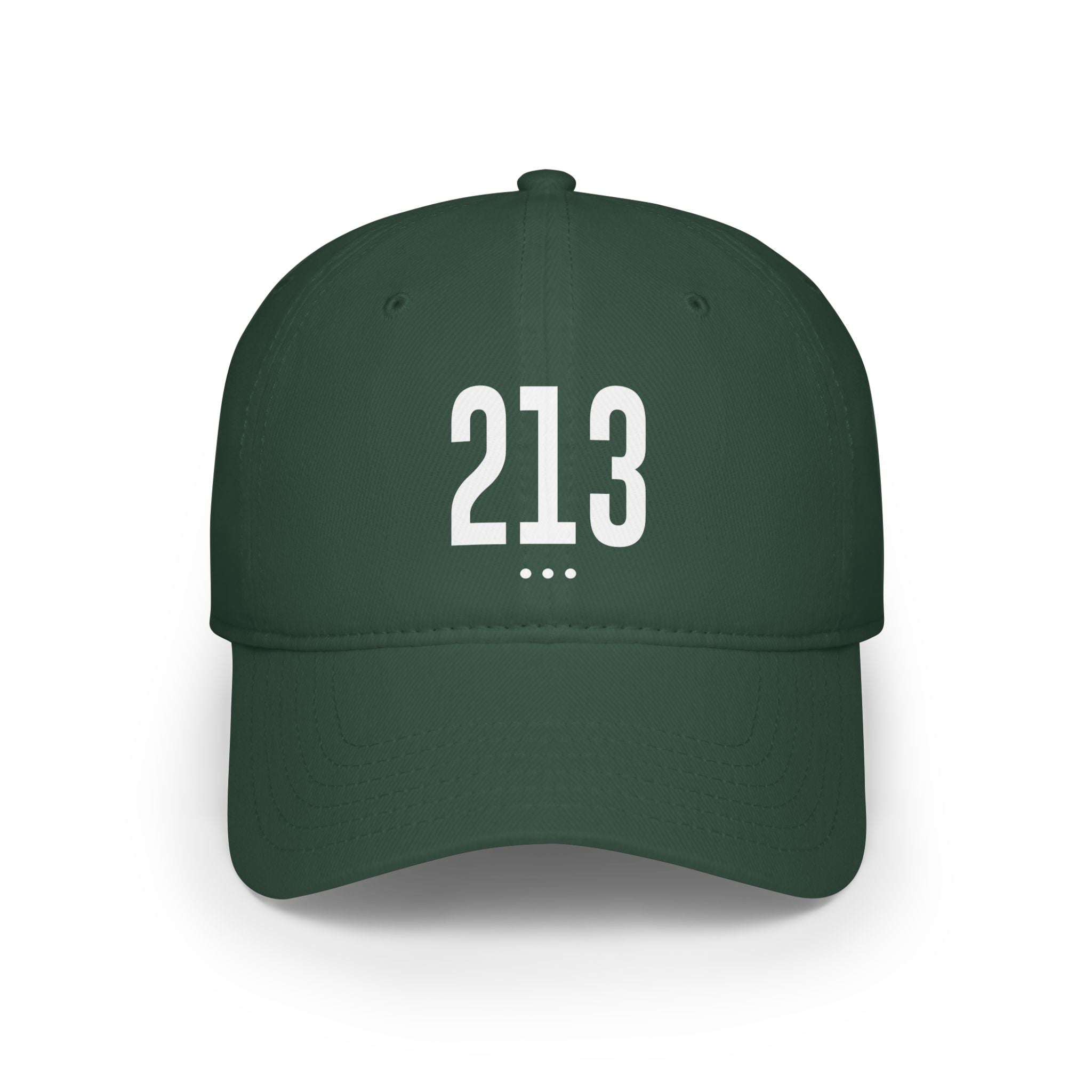 213  White Logo Low Profile Baseball Cap