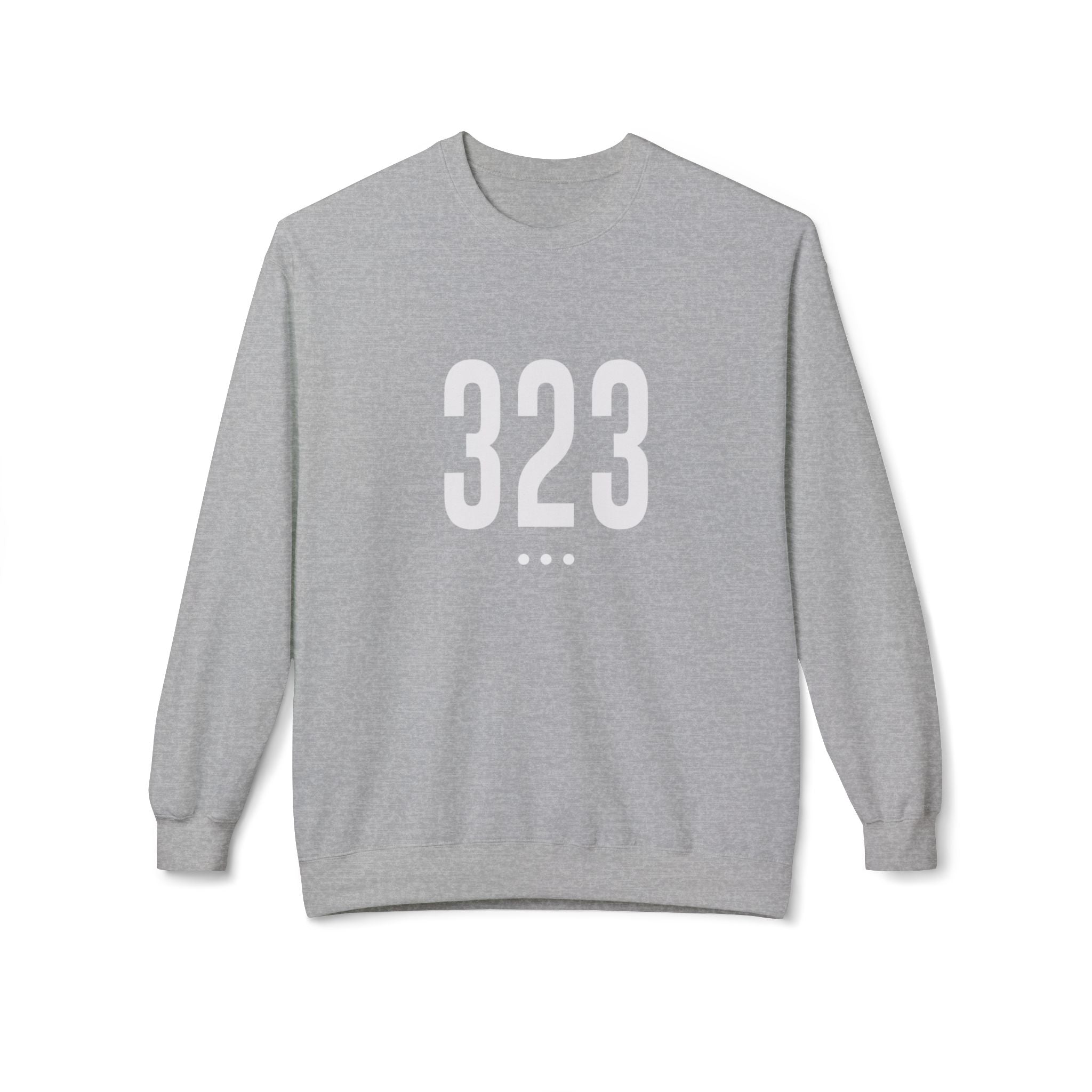 323 Logo Front Crewneck Sweatshirt