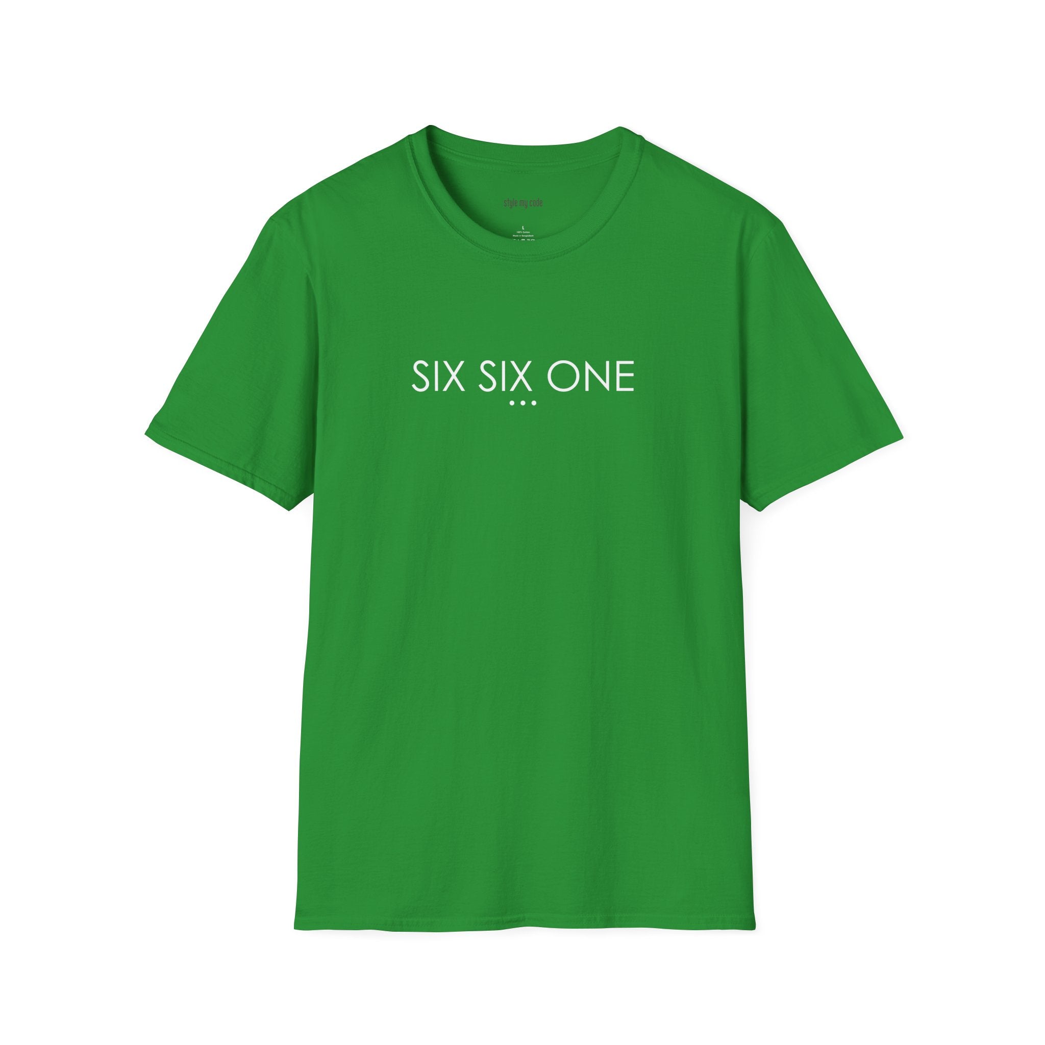 "SIX SIX ONE" Design T-Shirt