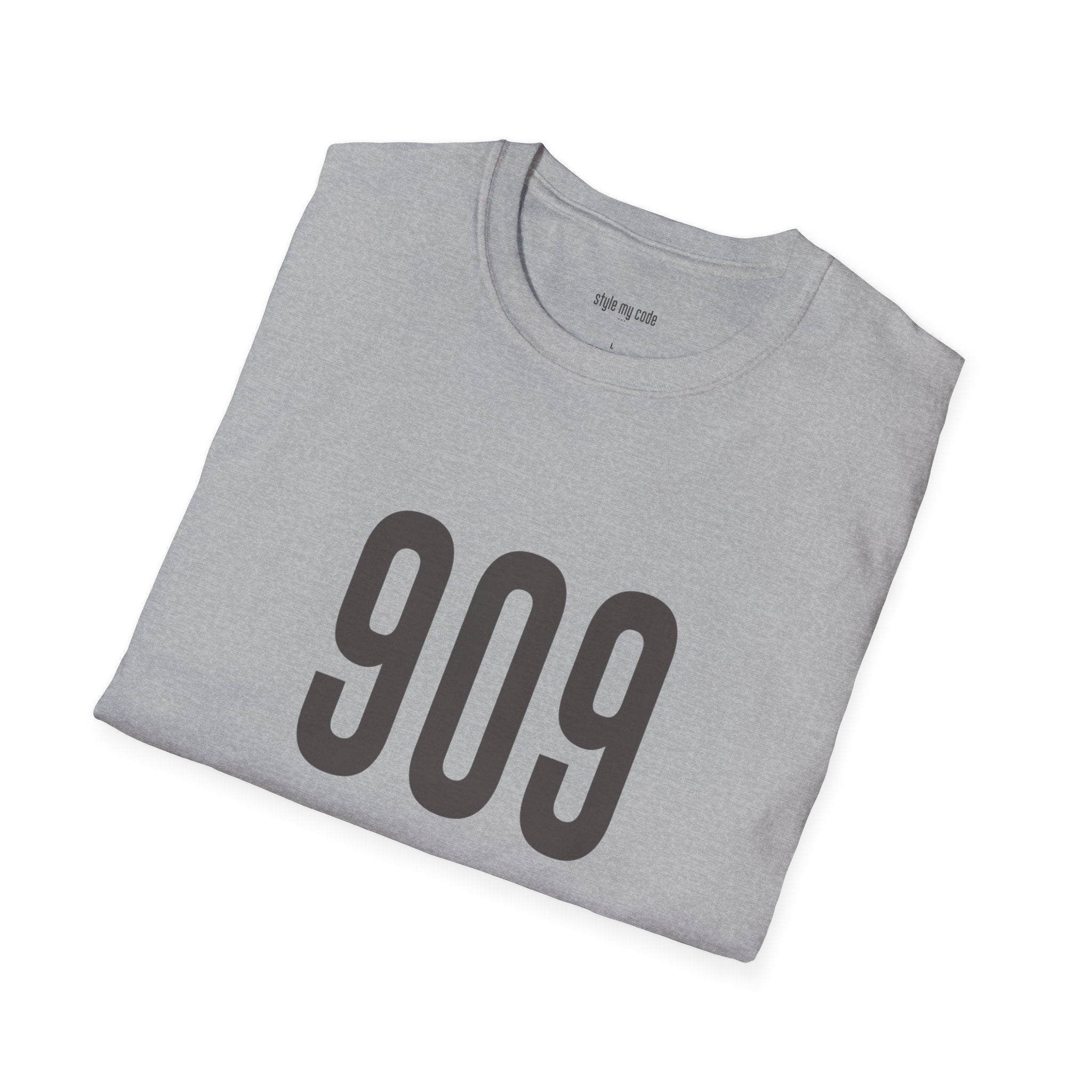 909 Logo Front Unisex Soft-style T-Shirt