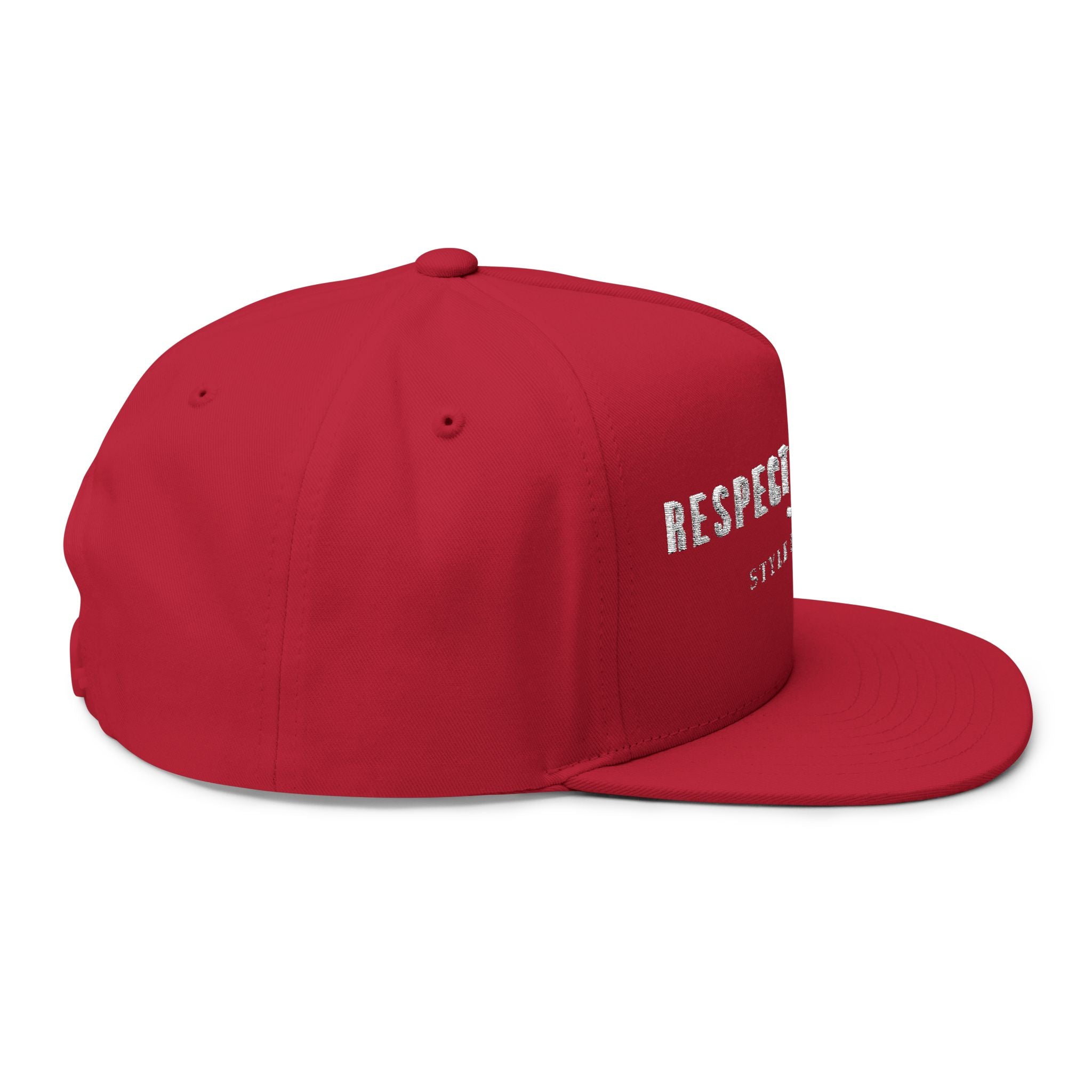 Respect the Code Flat Bill Cap | Embroidered Snapback, Streetwear Accessory, Unisex Hat, Cool Gift for Friends, Fashion Statement