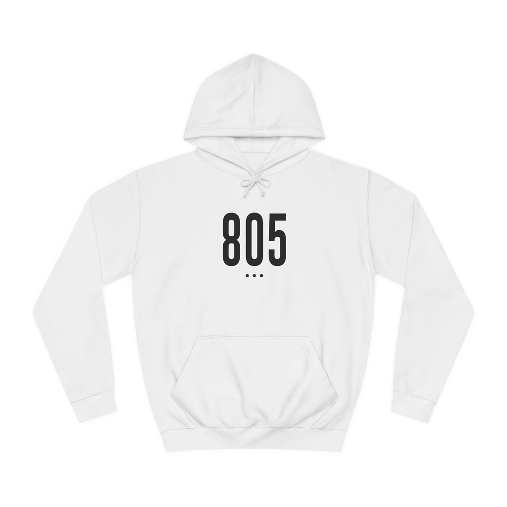 805 Black Logo Front Unisex Hoodie