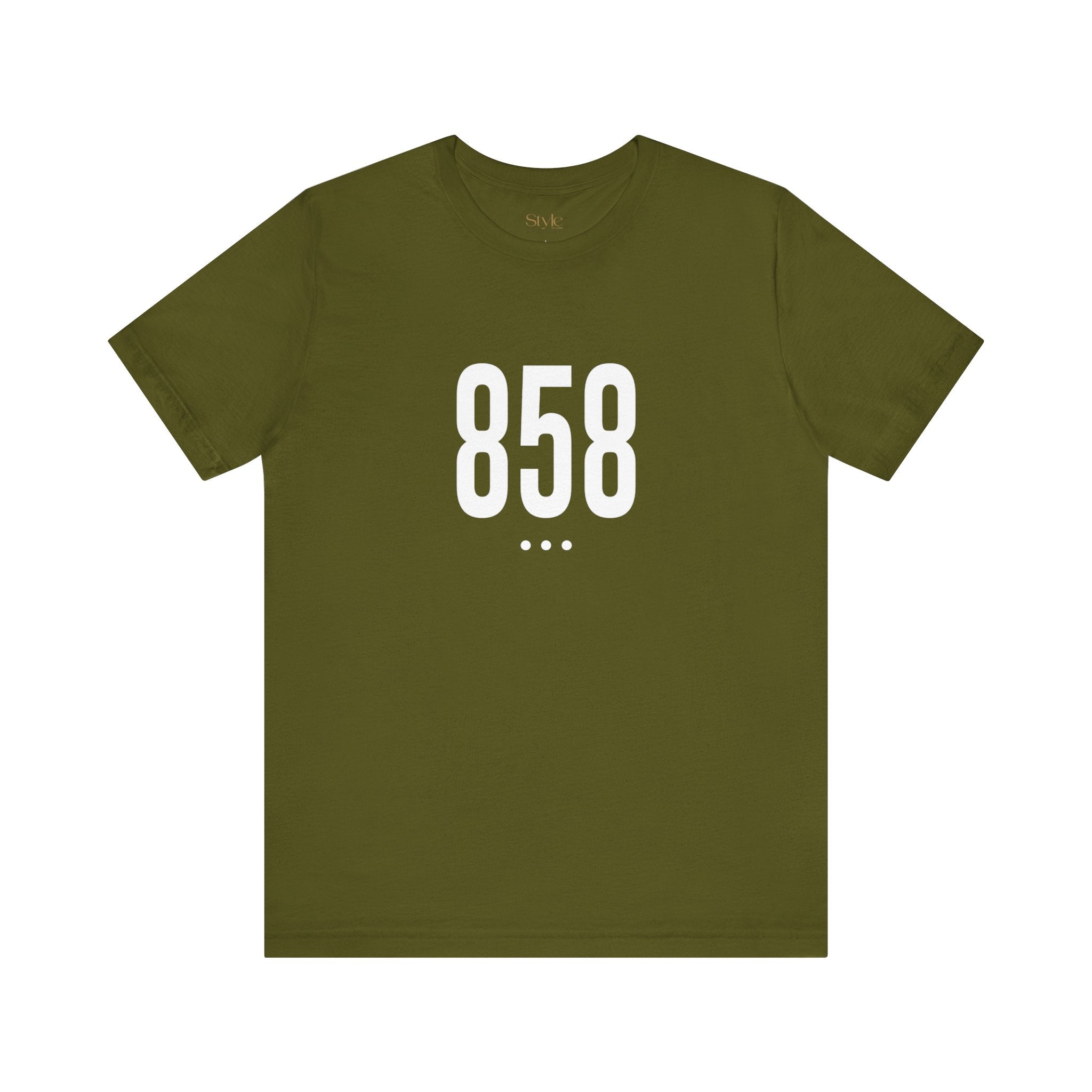 858 White Code Southern California Unisex Tee