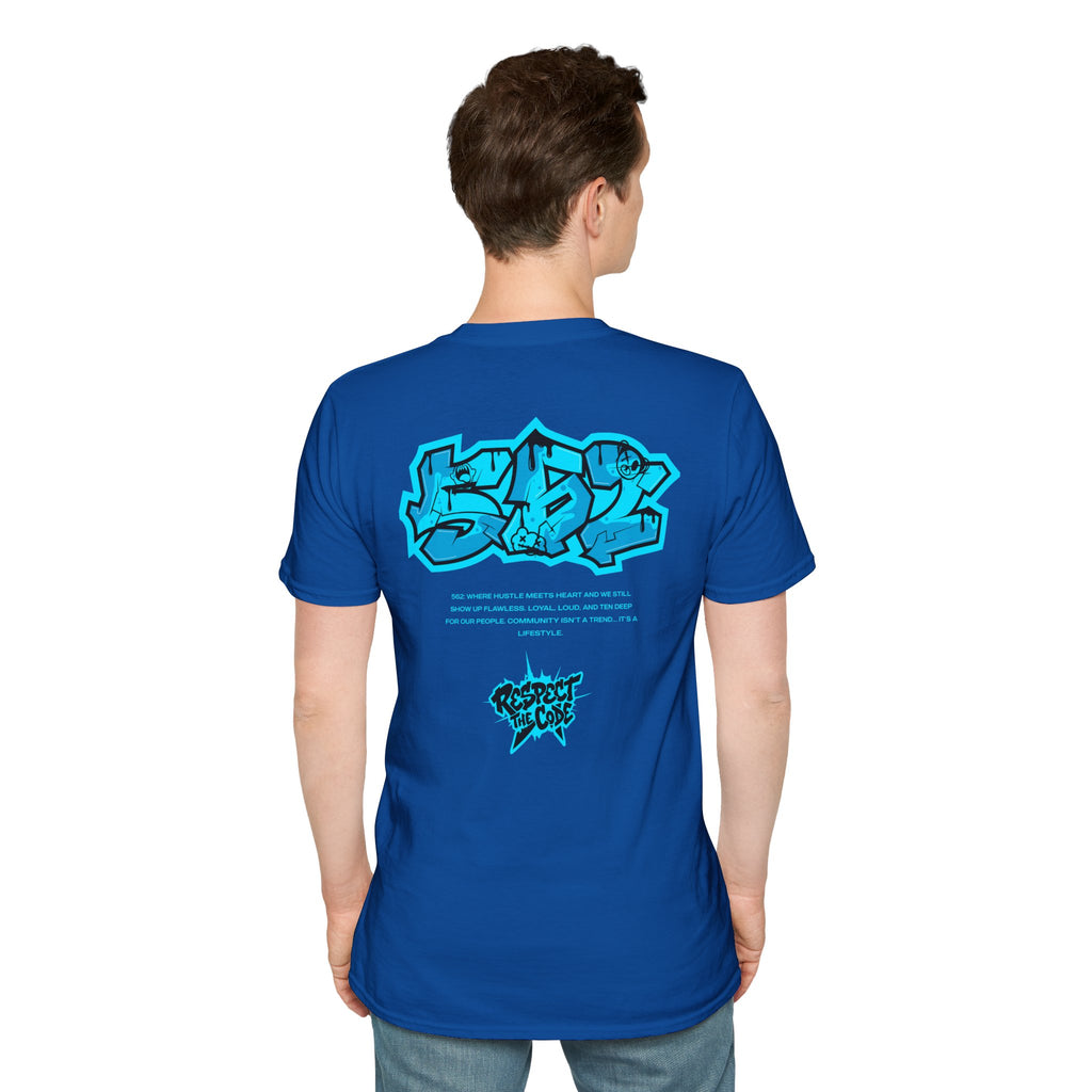 Graffiti Style '562' Streetwear T-Shirt — Urban Skate/Skatepark Tee