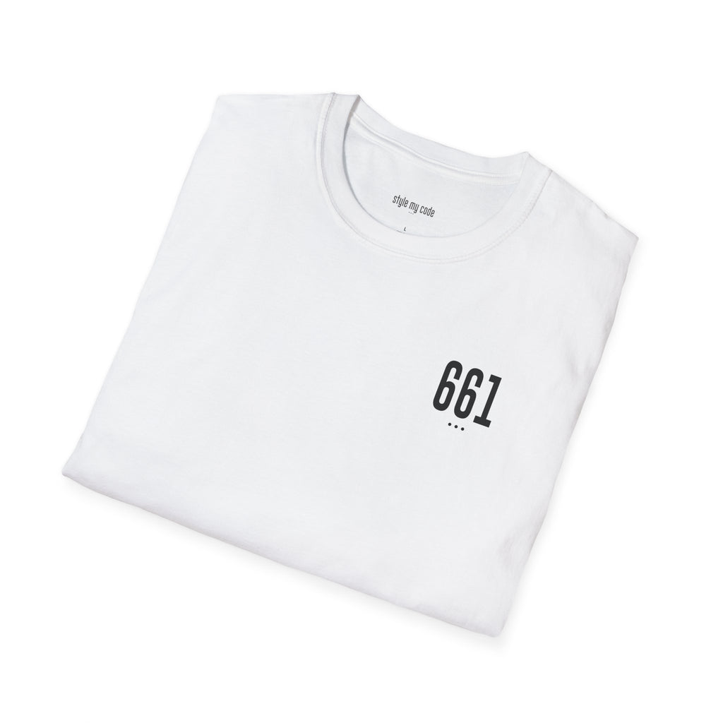 661 Unisex Black Logo Soft-style T-Shirt