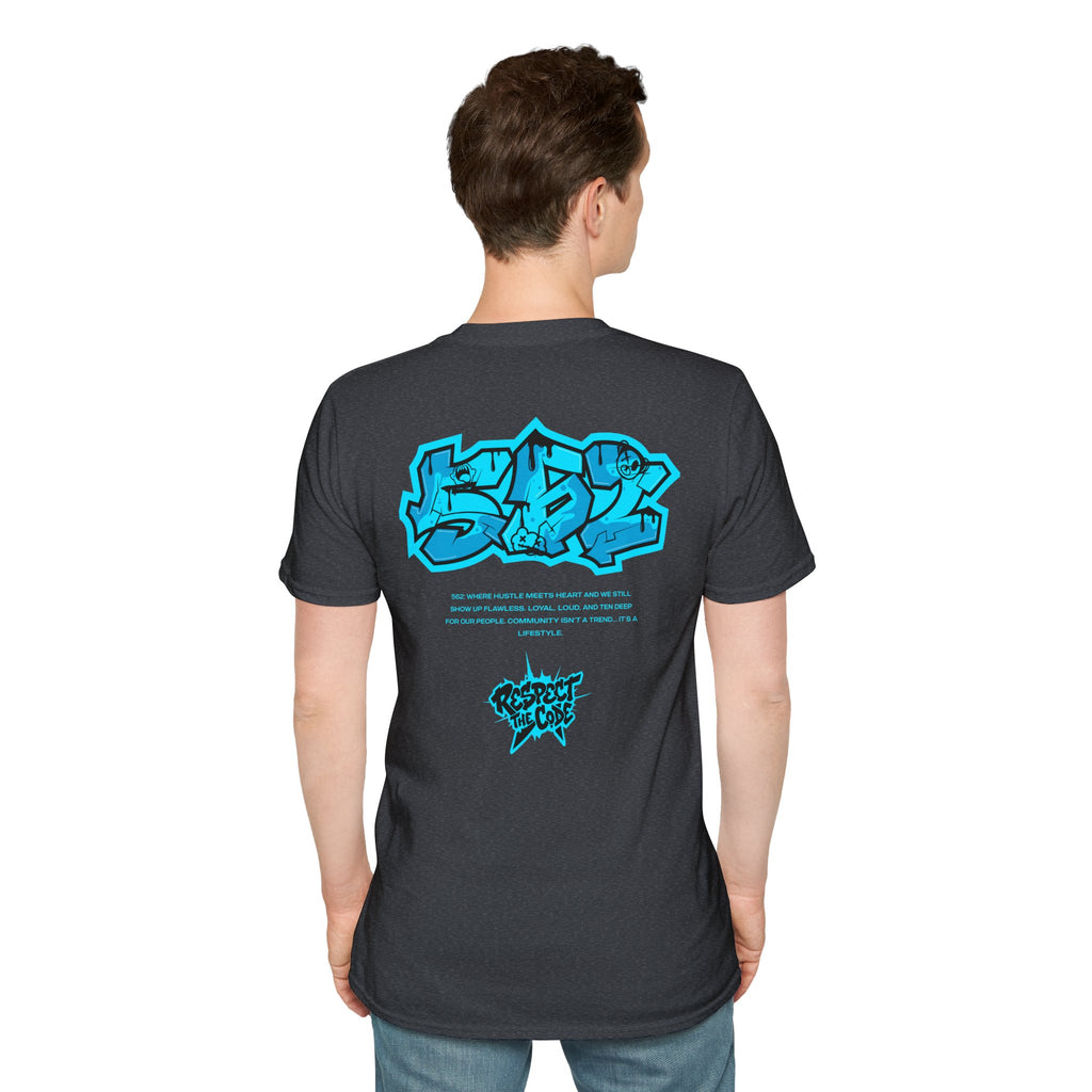 Graffiti Style '562' Streetwear T-Shirt — Urban Skate/Skatepark Tee