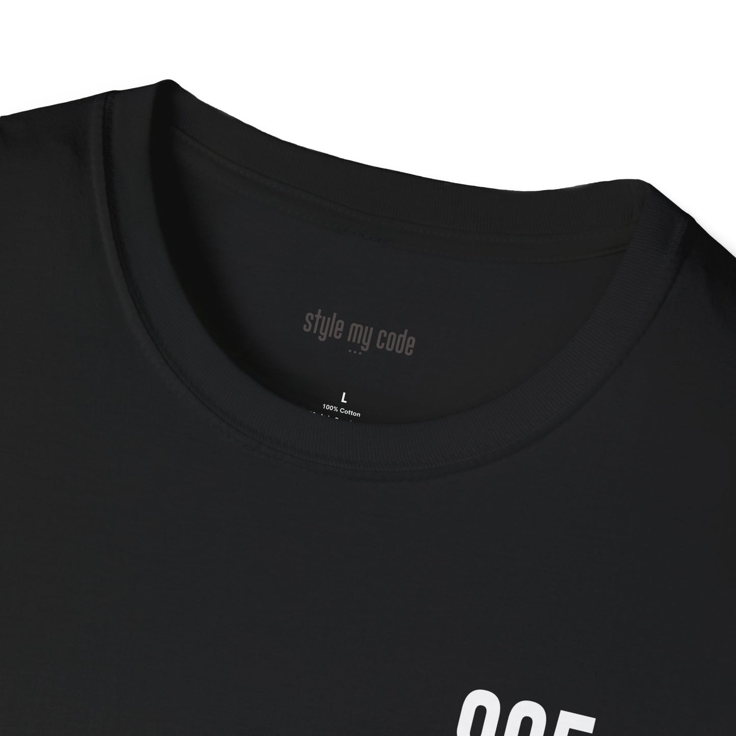 805 White Logo Unisex Soft-style T-Shirt