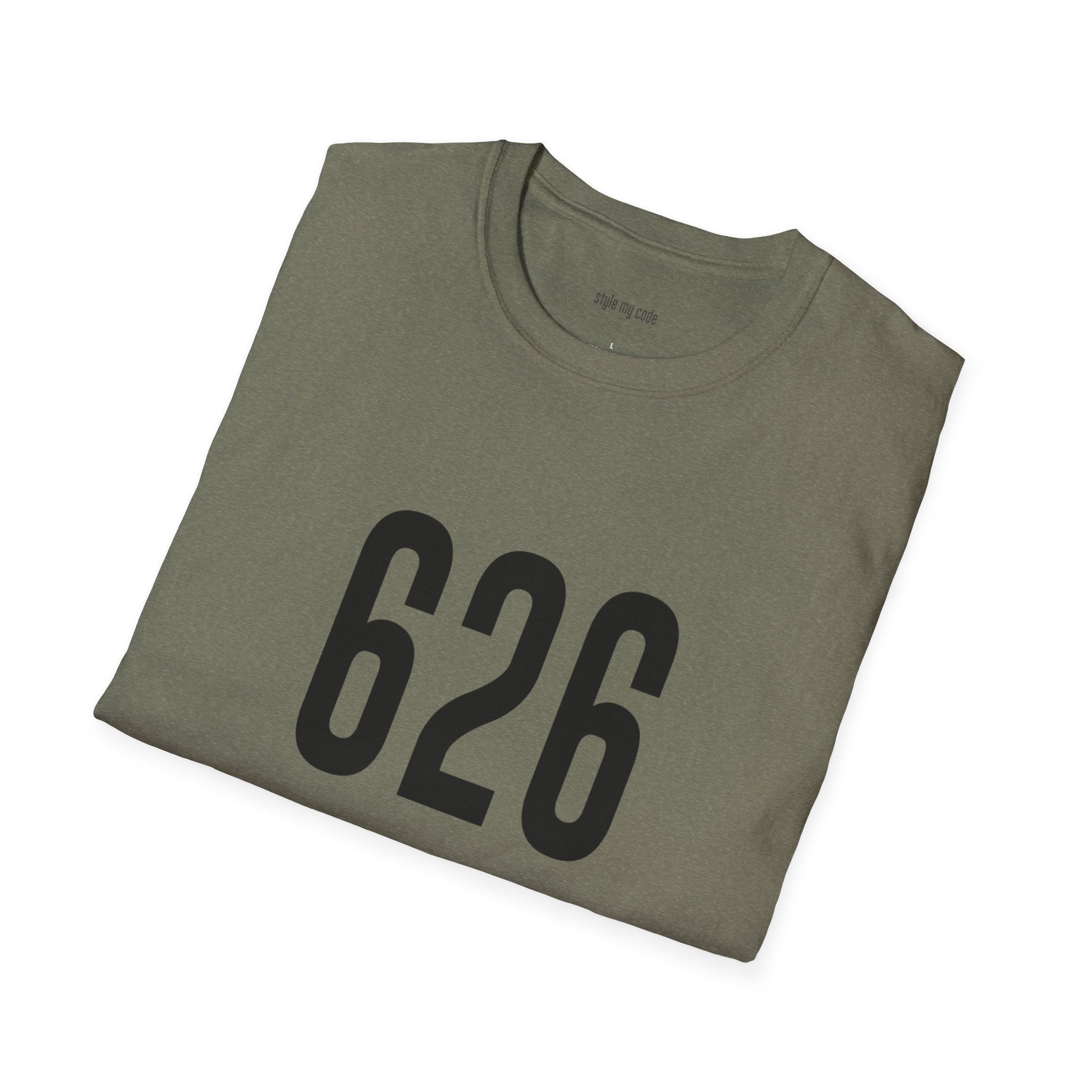 626 Unisex Black Logo Soft-style T-Shirt