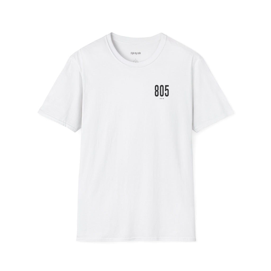 805 Black Logo Unisex Soft-style T-Shirt