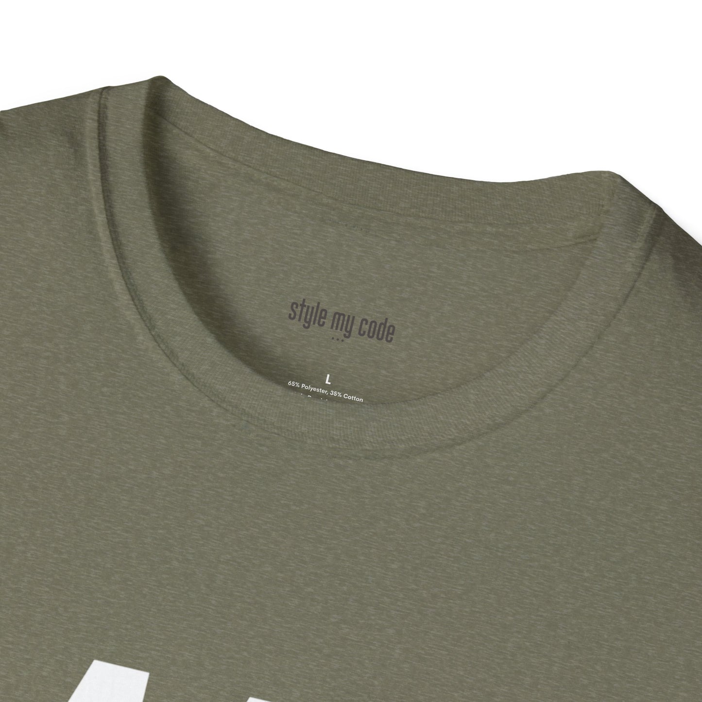 442 White Logo Front Unisex Softstyle T-Shirt