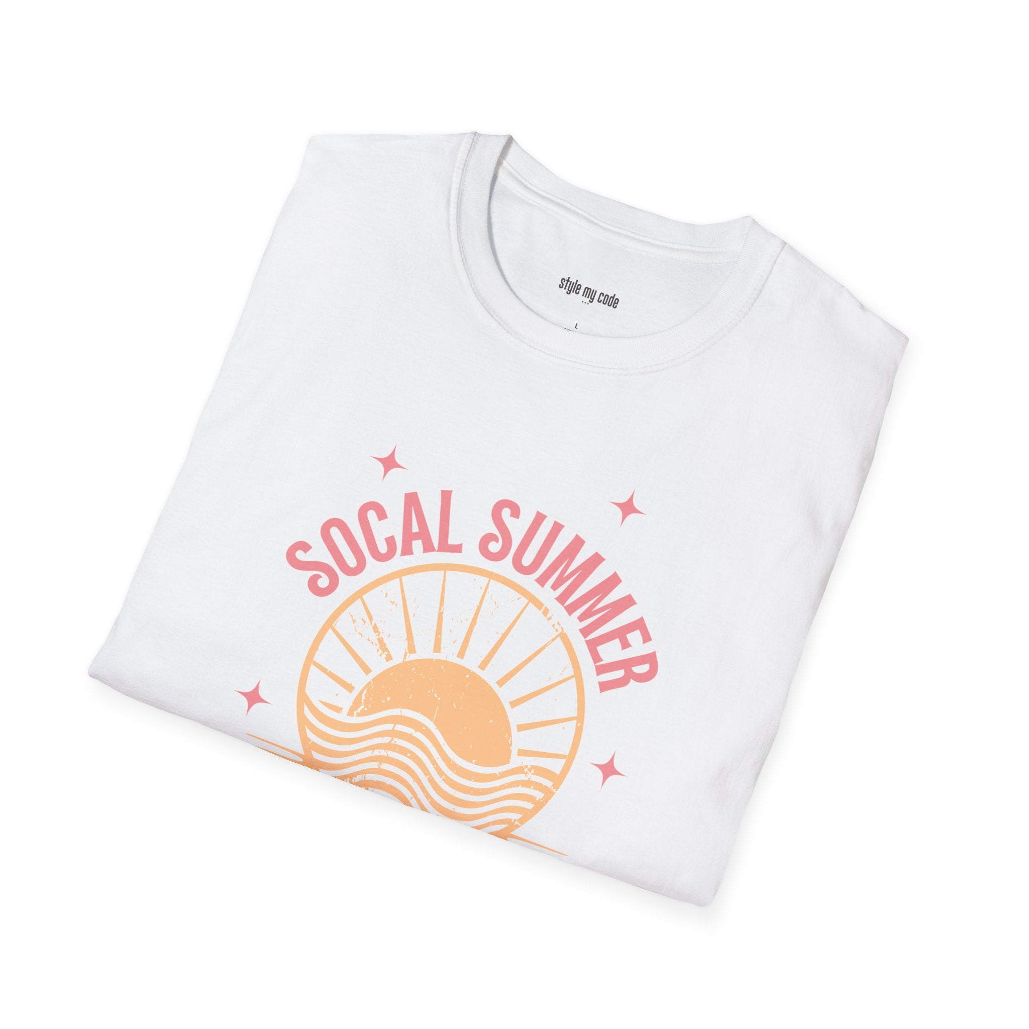 SoCal Summer Lovin' Unisex Softstyle T-Shirt | Perfect for Beach Days & Casual Outings
