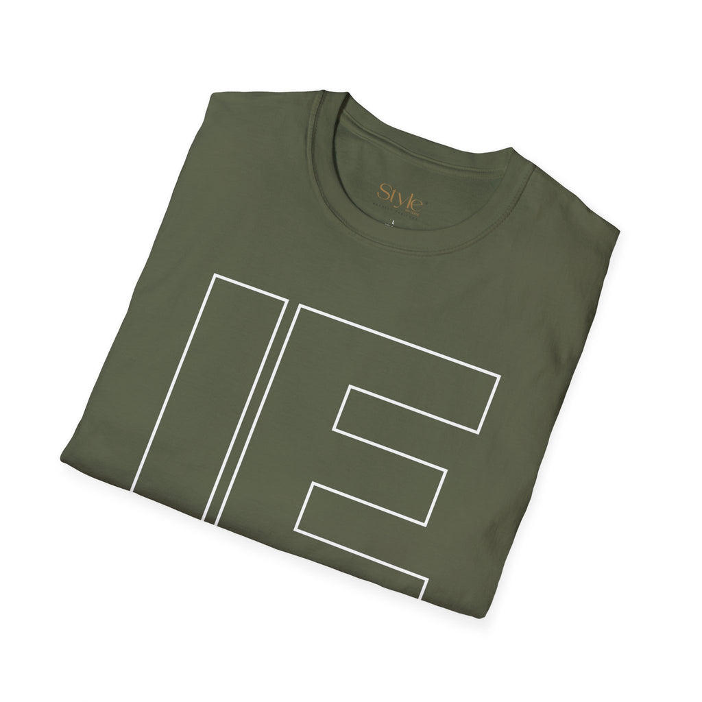 Inland Empire "IE" Trendy Minimalist Unisex T-Shirt | Perfect for Casual Wear, Street Style, Gifts, Summer Festivals, Everyday Comfort