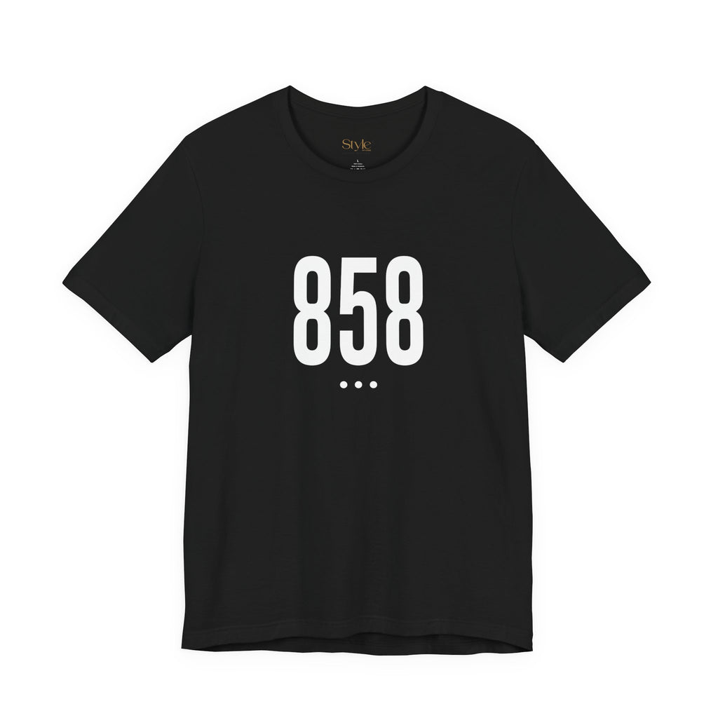 858 White Code Southern California Unisex Tee