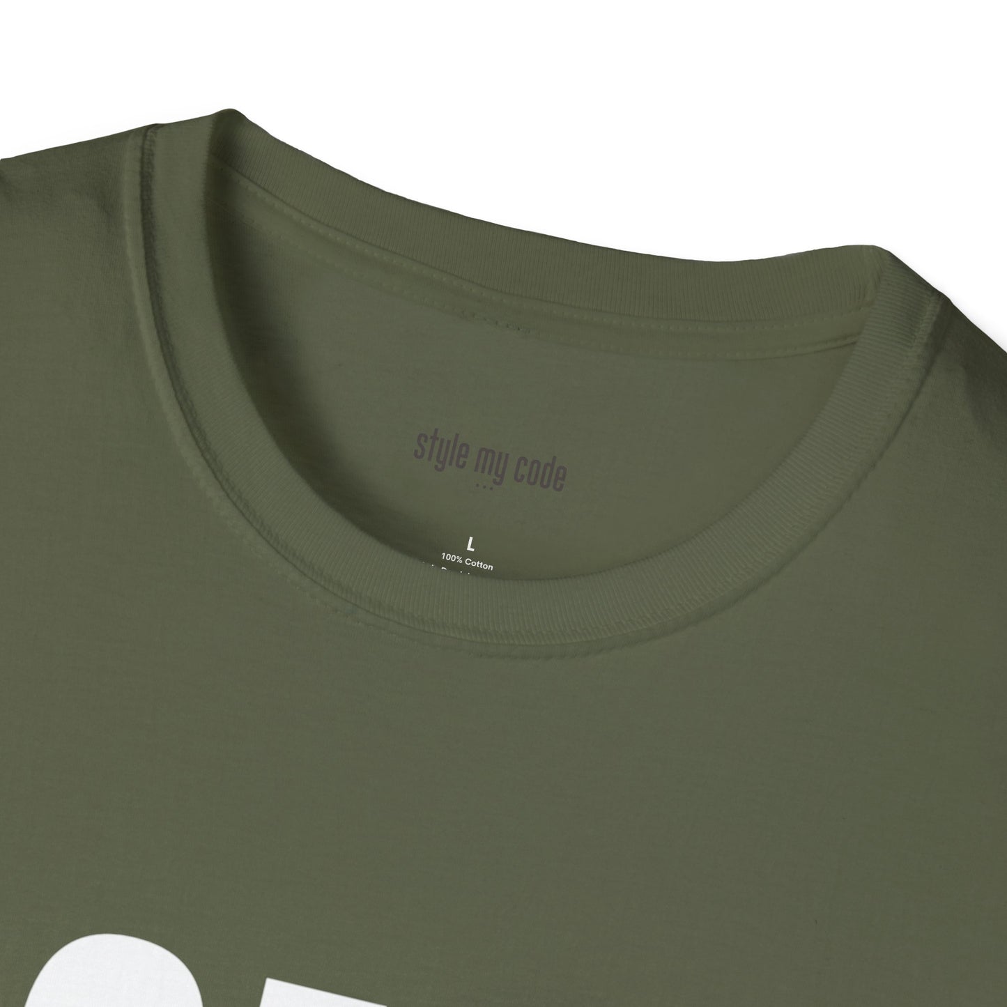 619 White Logo Front Unisex Softstyle T-Shirt