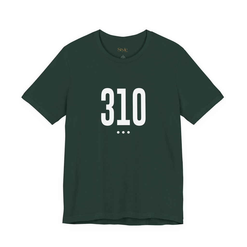 310 White Code Southern California Unisex Tee