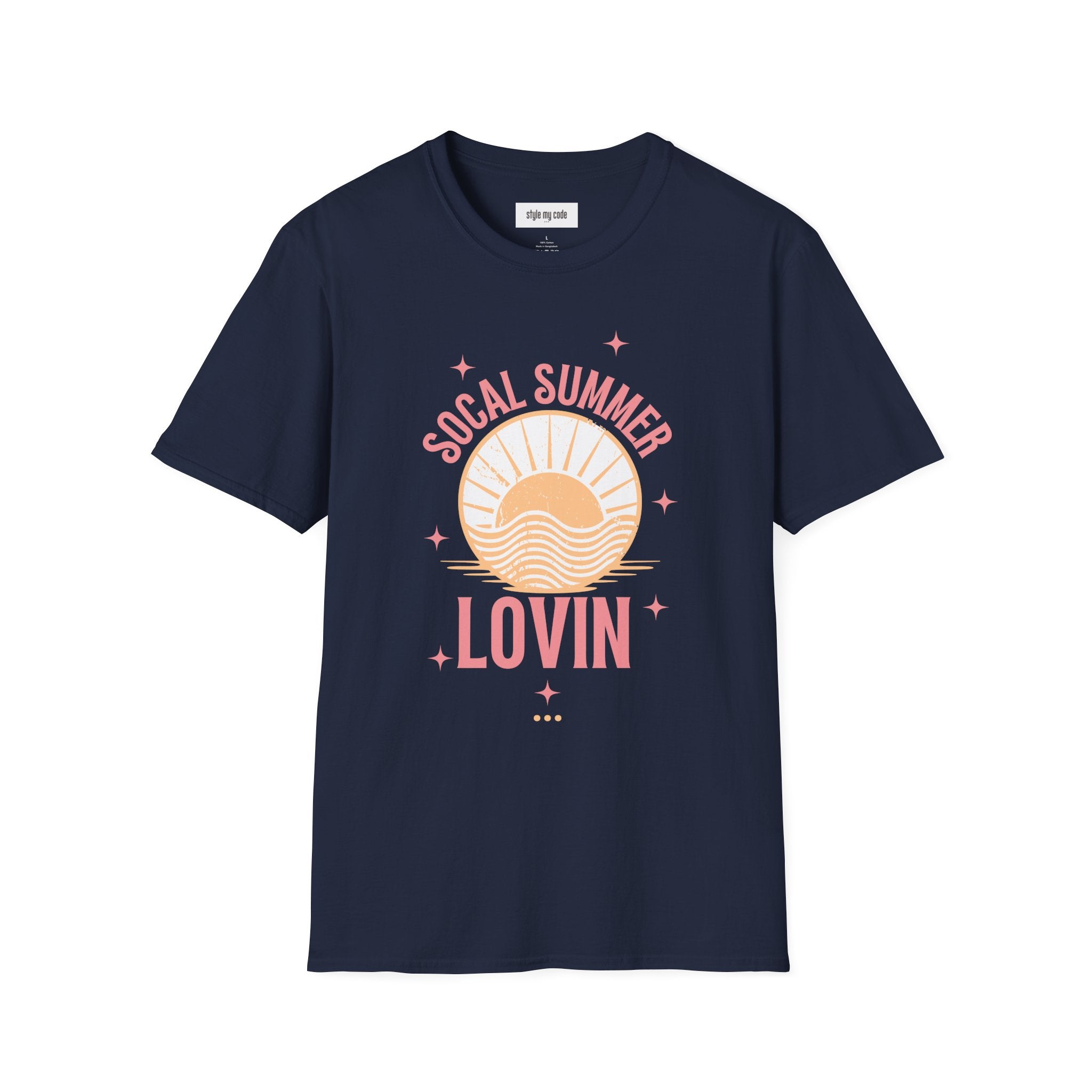 SoCal Summer Lovin' Unisex Softstyle T-Shirt | Perfect for Beach Days & Casual Outings