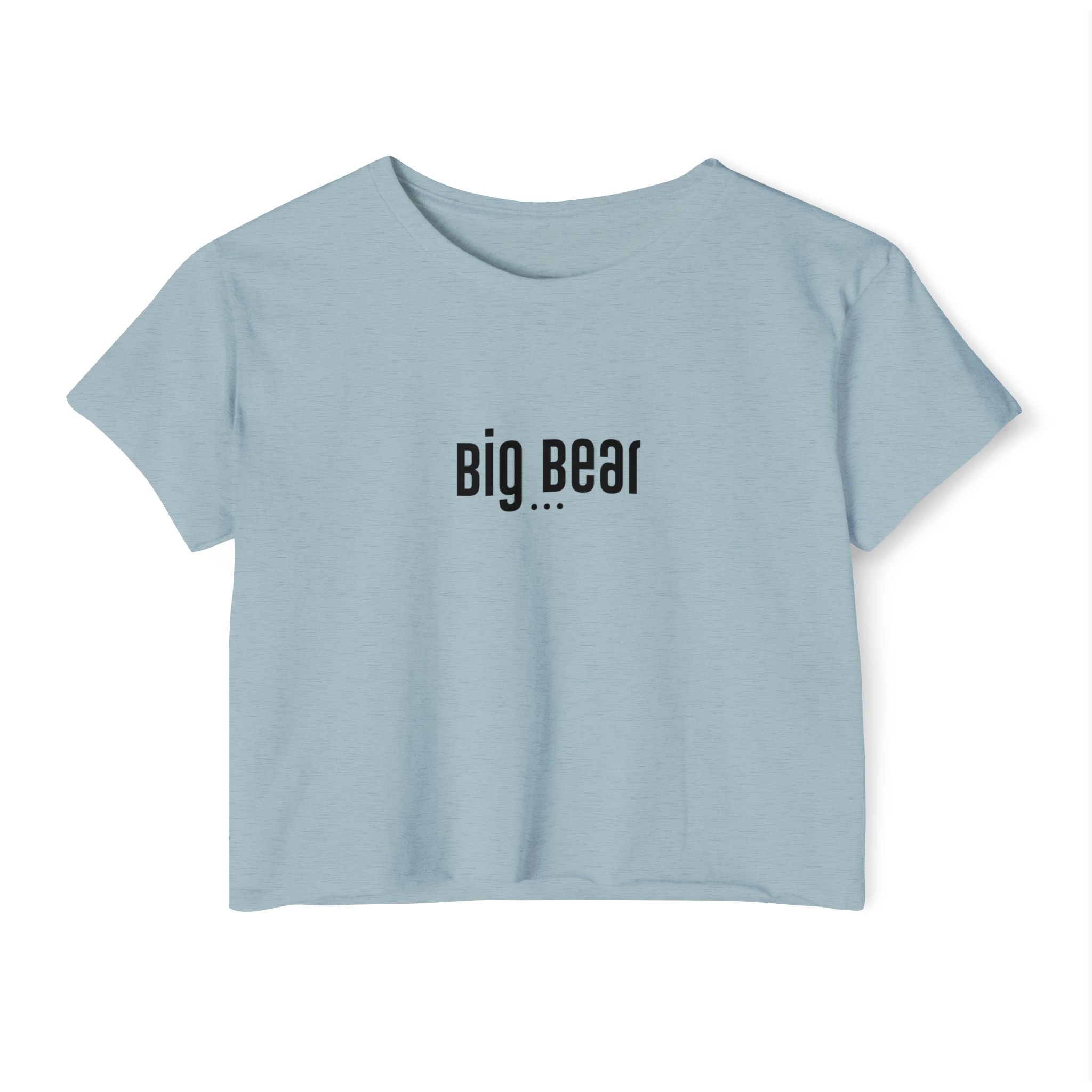 Women's Festival Crop Top - "Big Bear" Graphic Tee