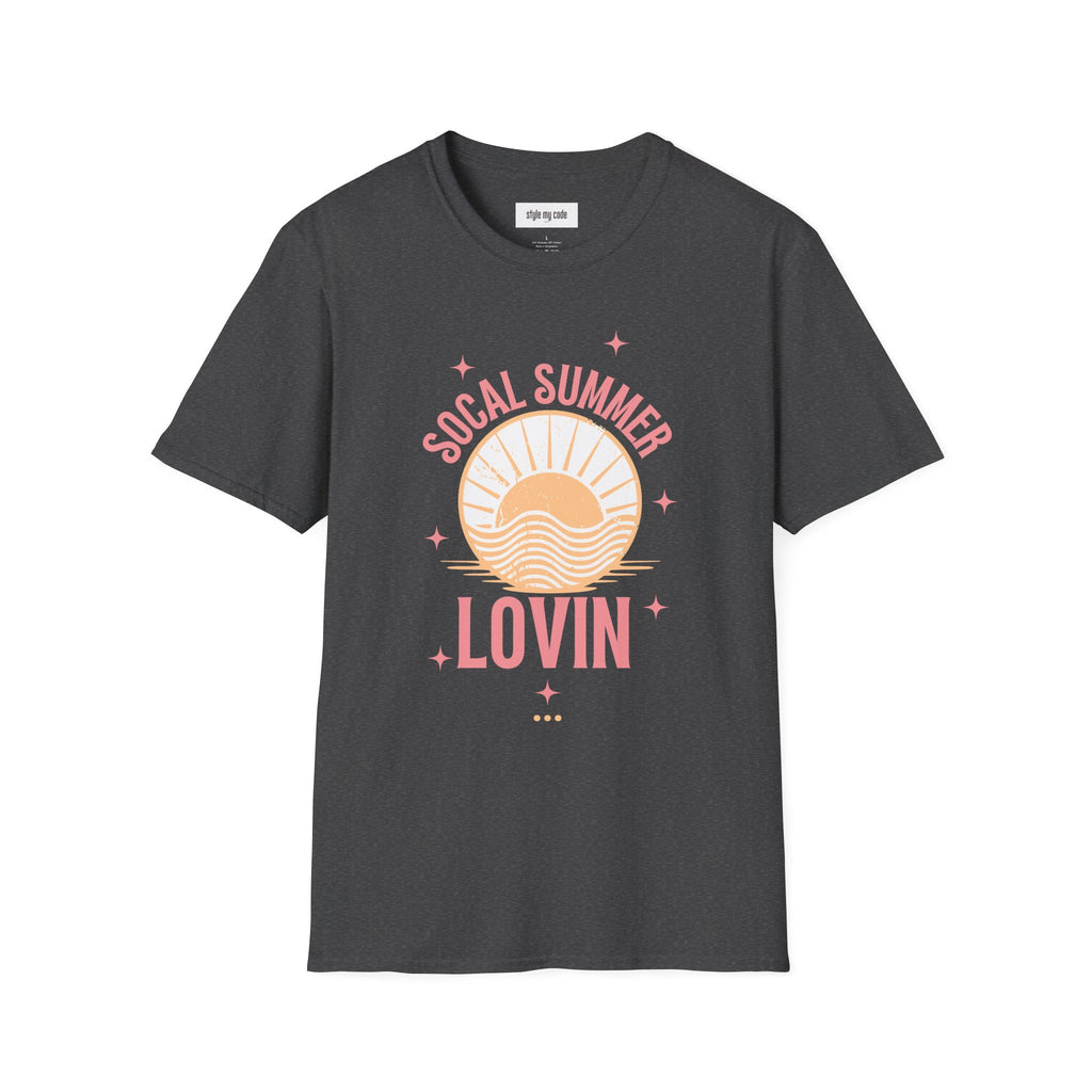 SoCal Summer Lovin' Unisex Softstyle T-Shirt | Perfect for Beach Days & Casual Outings