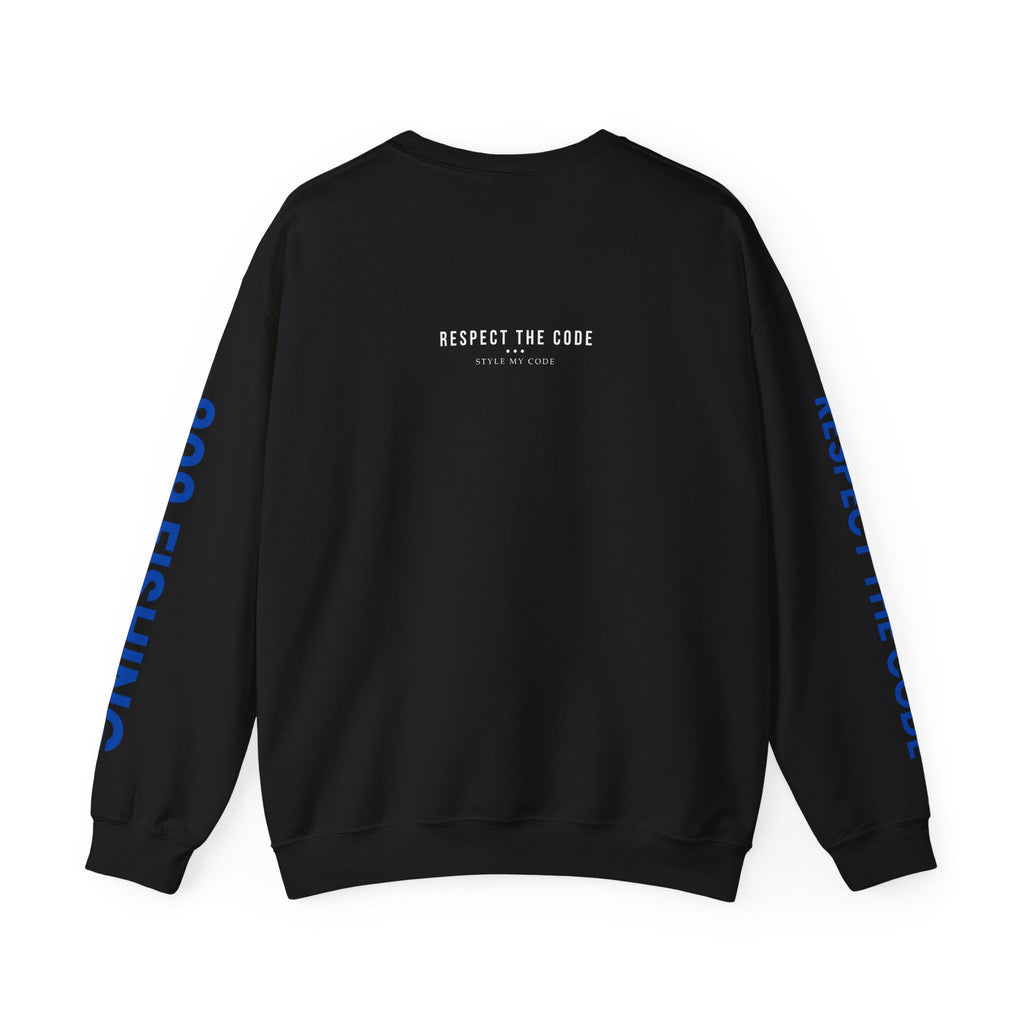 '909 Fishing' Crewneck Sweatshirt - for the Inland Empire Fisherman
