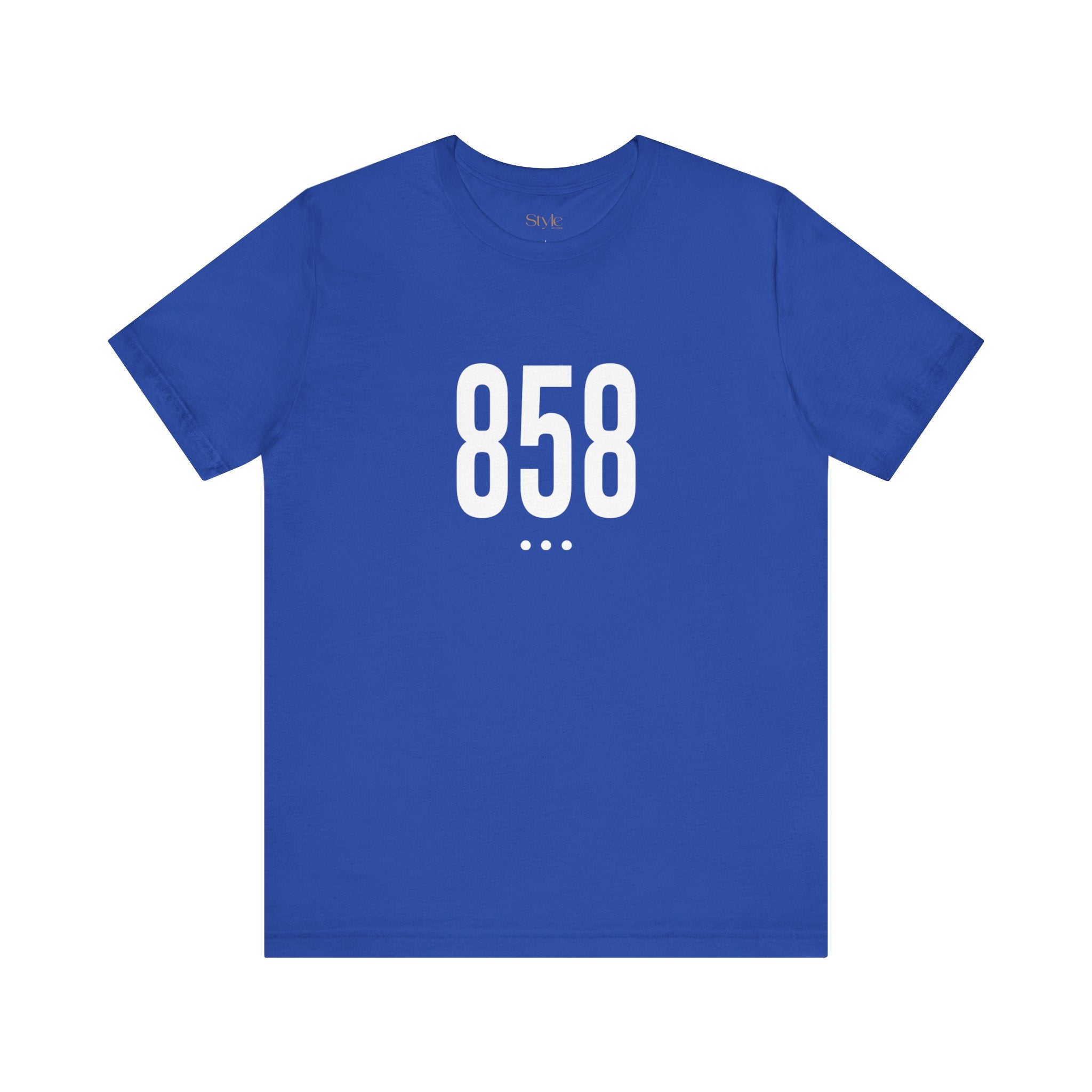 858 White Code Southern California Unisex Tee