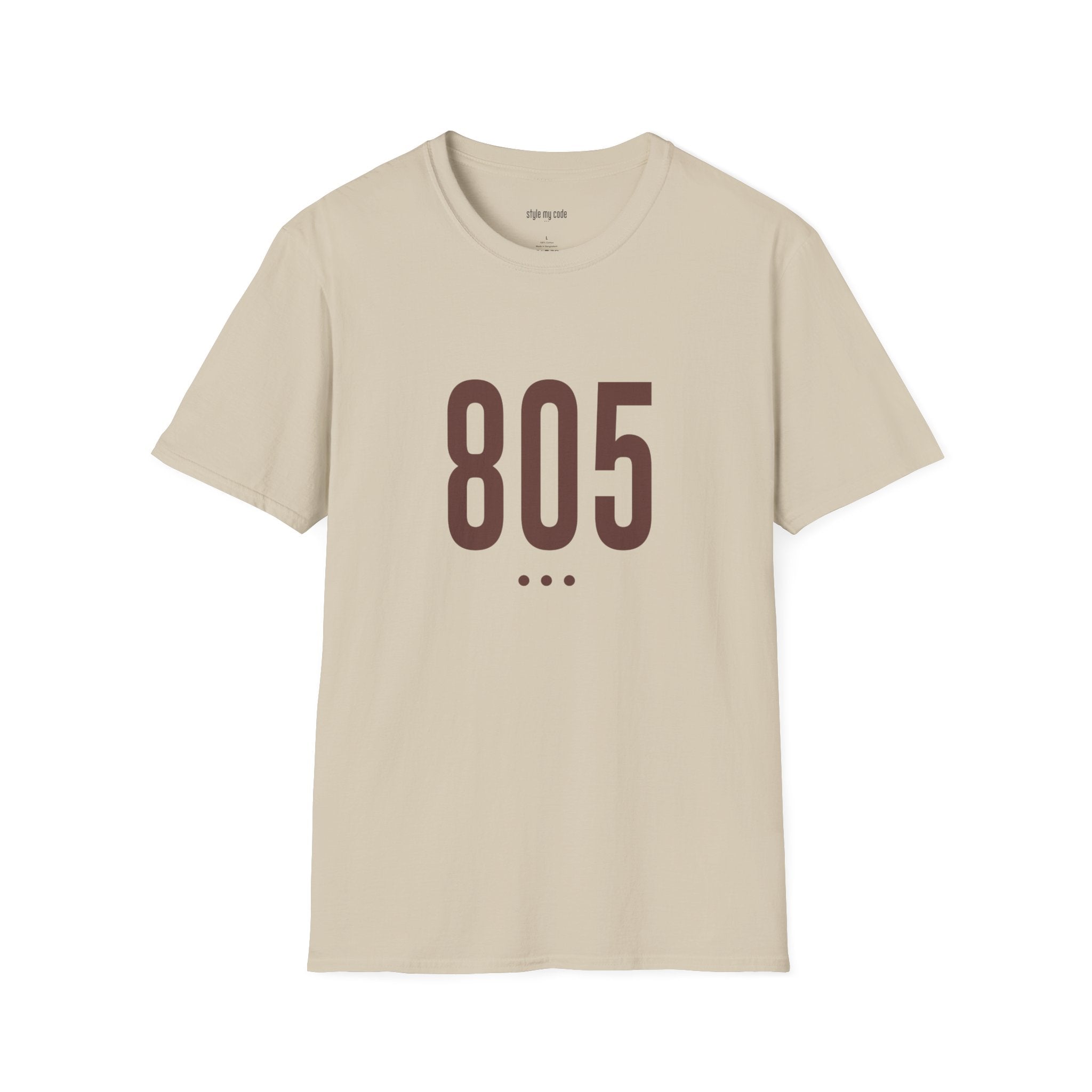 805 Logo Front Unisex Soft-style T-Shirt