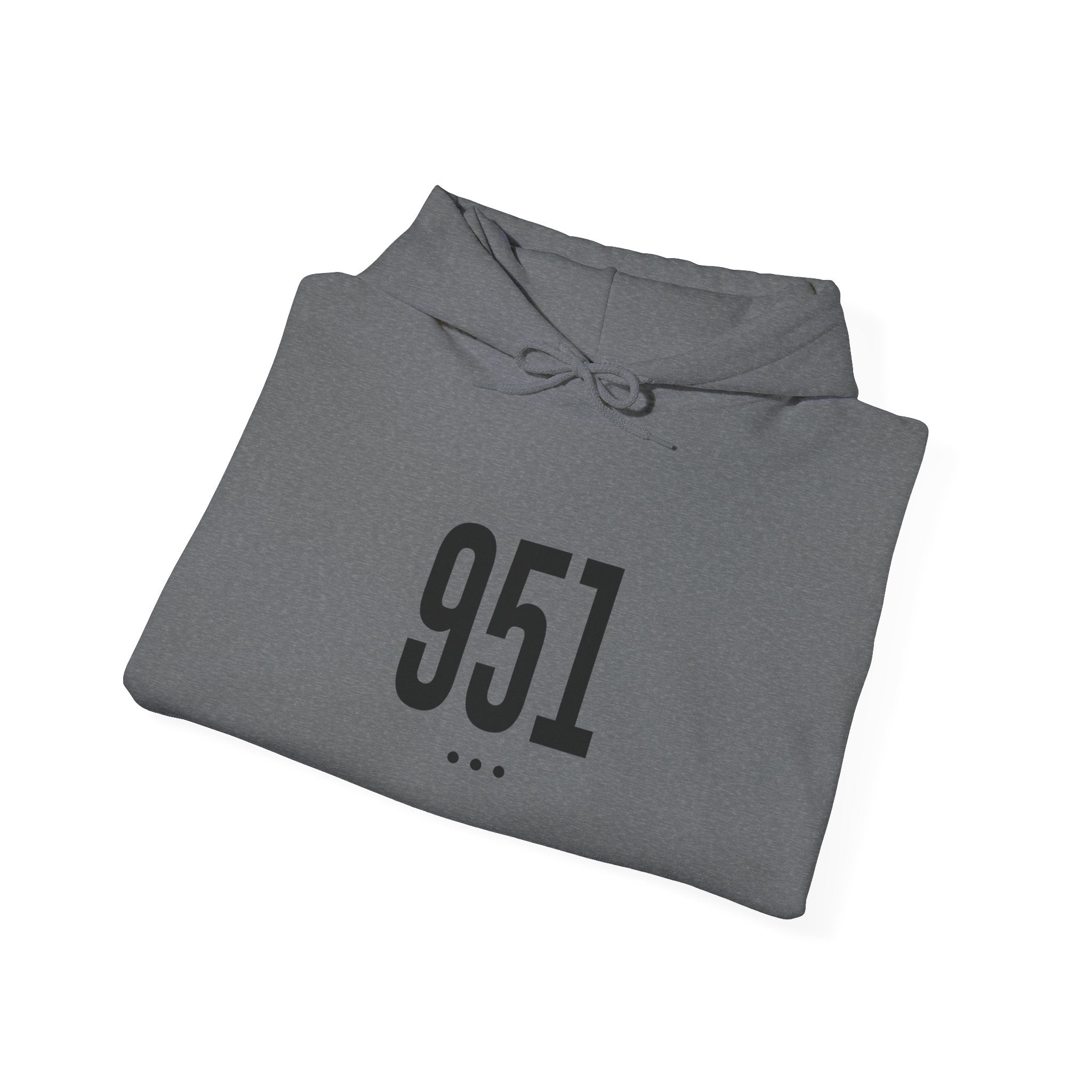 951 Black Logo Front Hoodie
