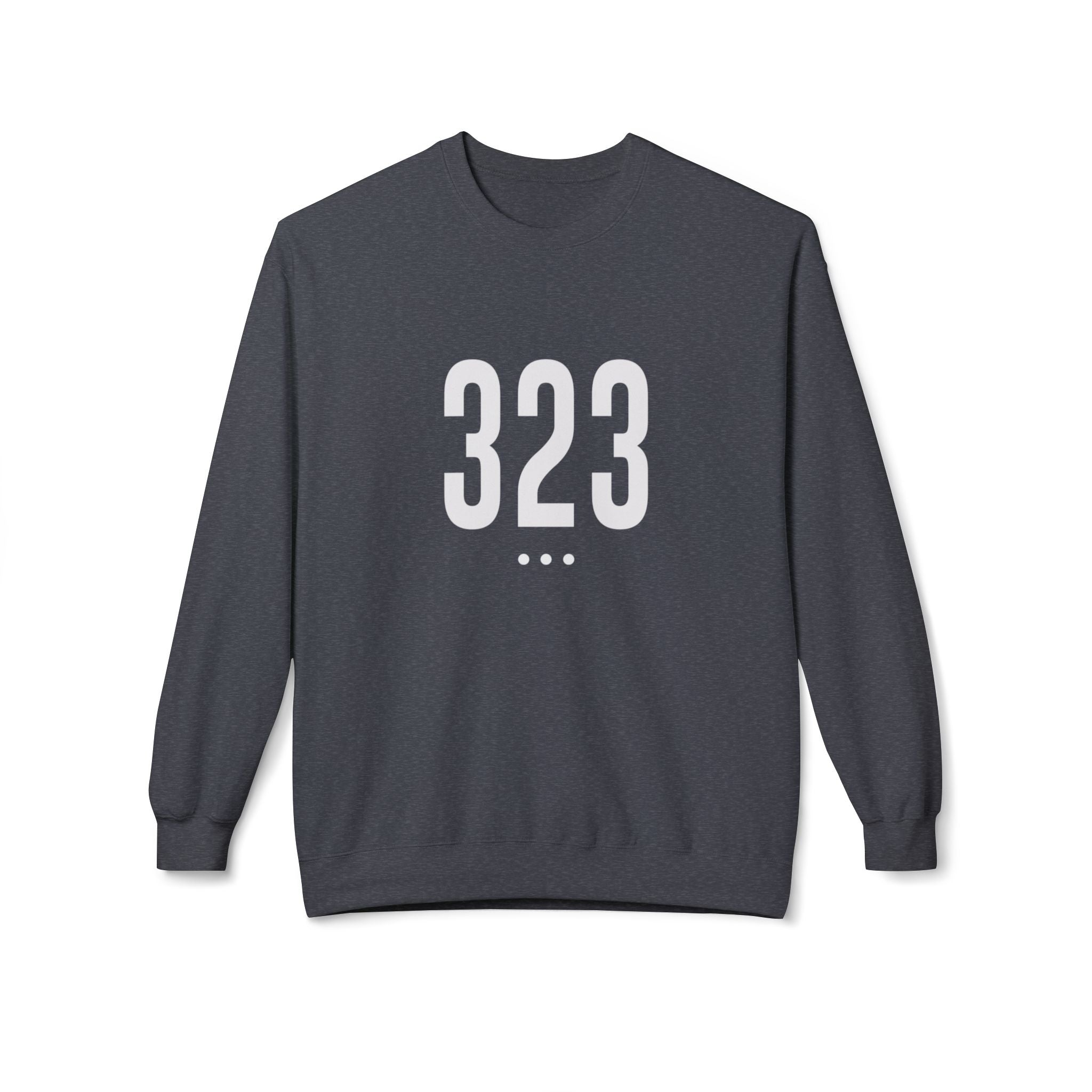323 Logo Front Crewneck Sweatshirt