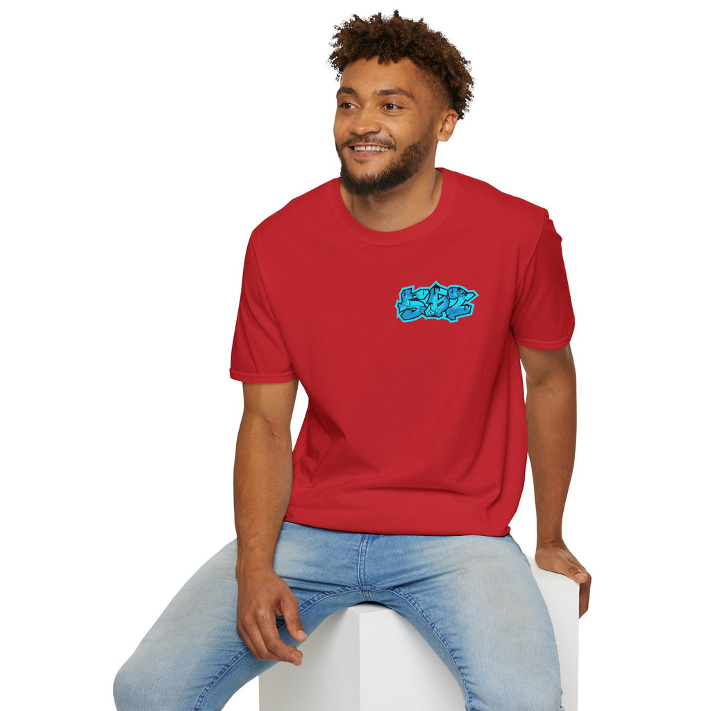 Graffiti Style '562' Streetwear T-Shirt — Urban Skate/Skatepark Tee