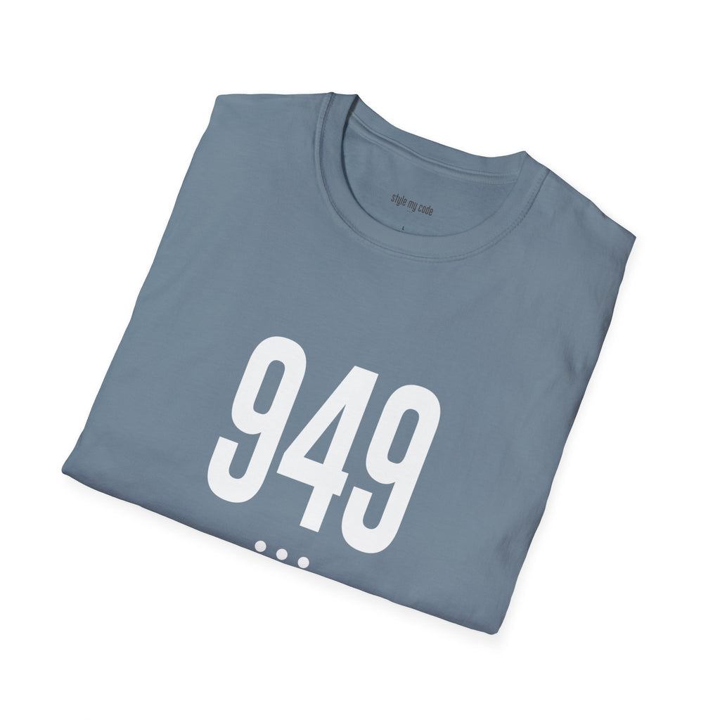 949 White Logo Front Unisex T-Shirt