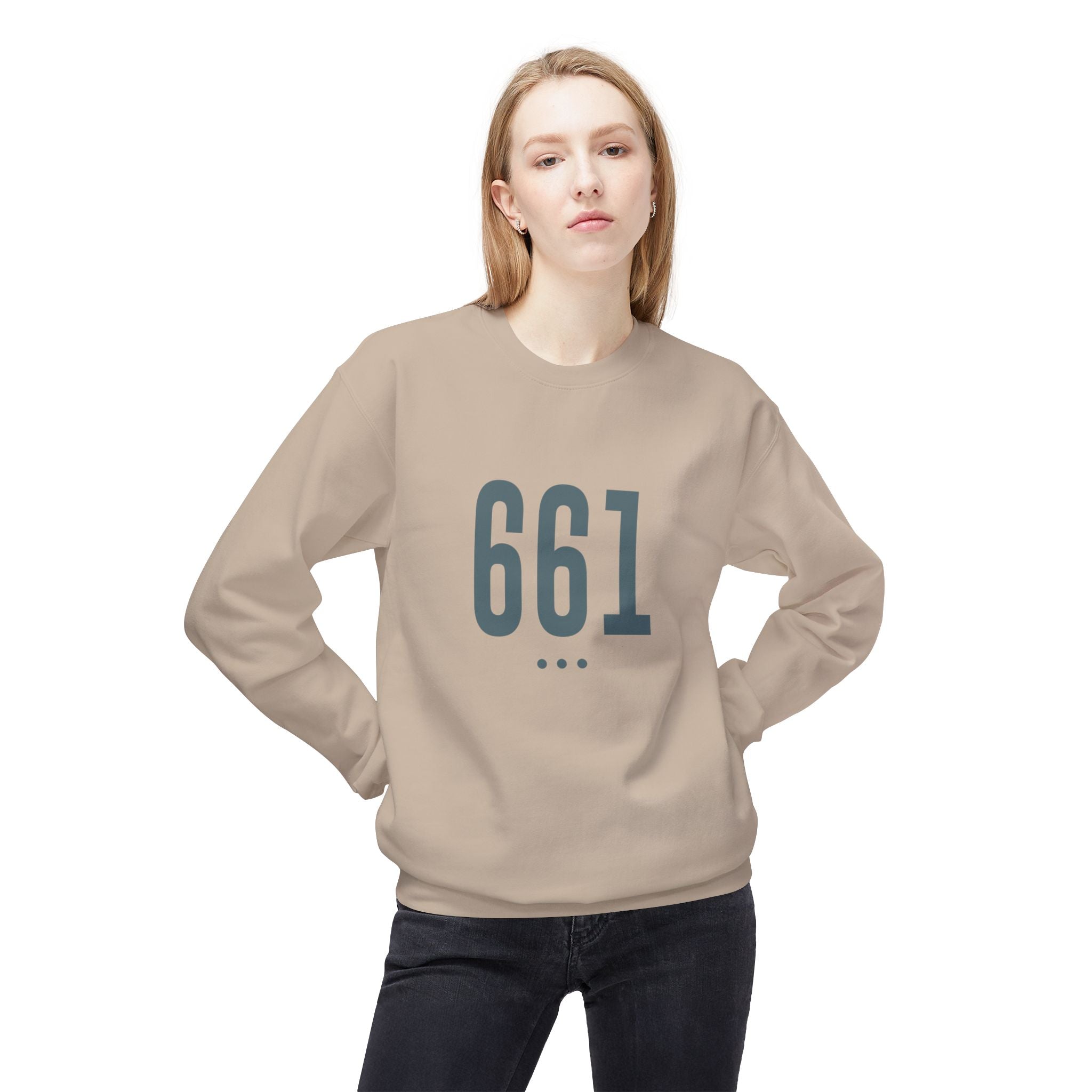 661 Logo Front Unisex Crewneck Sweatshirt