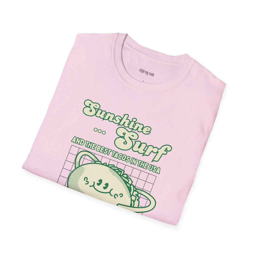 Unisex Sunshine Surf Graphic Tee - Perfect for Summer Vibes
