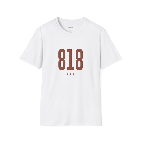 818 Logo Front Soft-Style T-Shirt