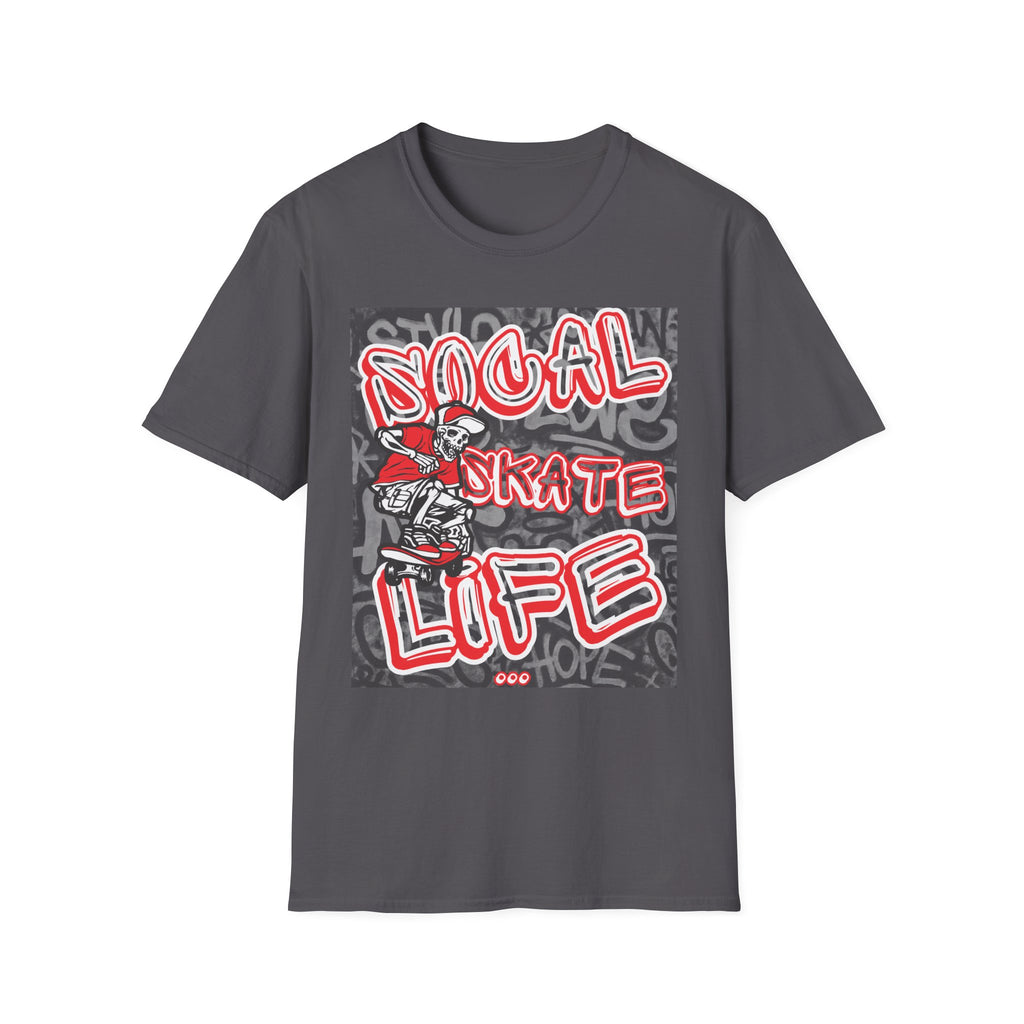 Skate Life T-Shirt - Unisex Graphic Tee, Gift for Skaters, Casual Wear, Streetwear, Birthday Present, Graphic Design
