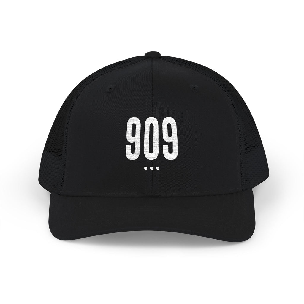 Stylish Snapback Trucker Cap with Embroidered '909' - Perfect for Casual Outings, Festivals, Gifts, Everyday Wear, and Sports!