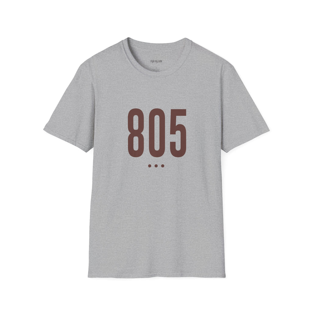 805 Logo Front Unisex Soft-style T-Shirt