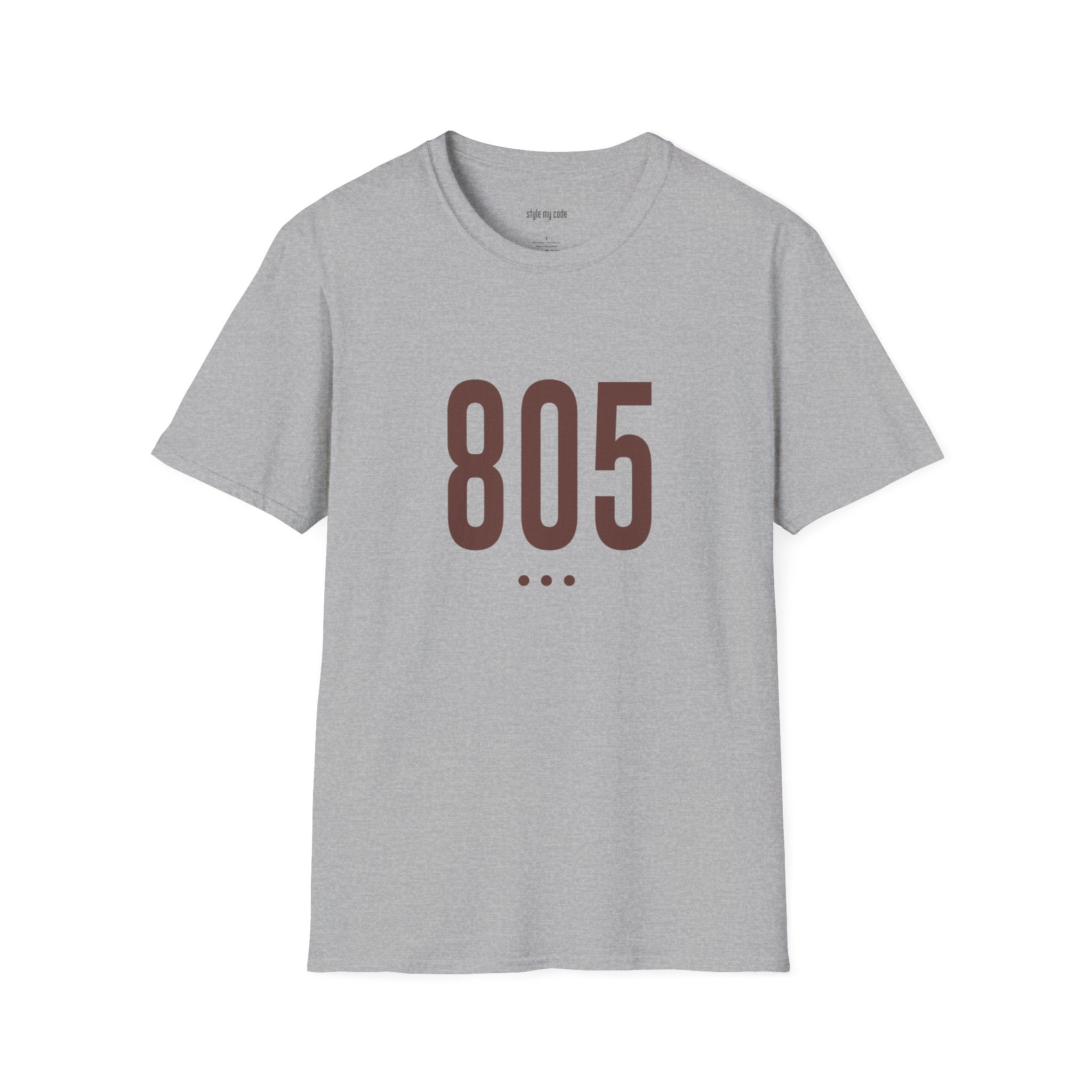 805 Logo Front Unisex Soft-style T-Shirt