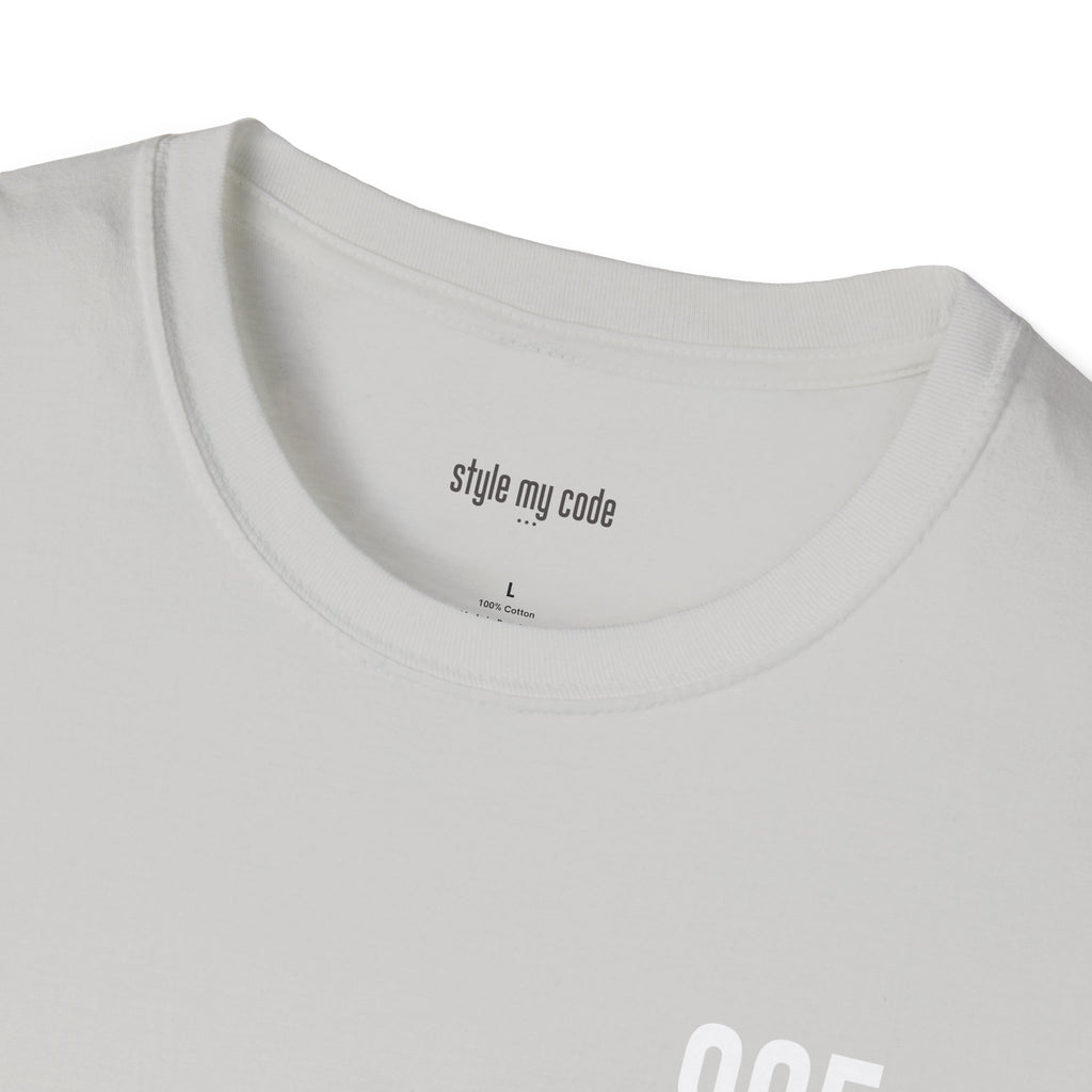 805 White Logo Unisex Soft-style T-Shirt