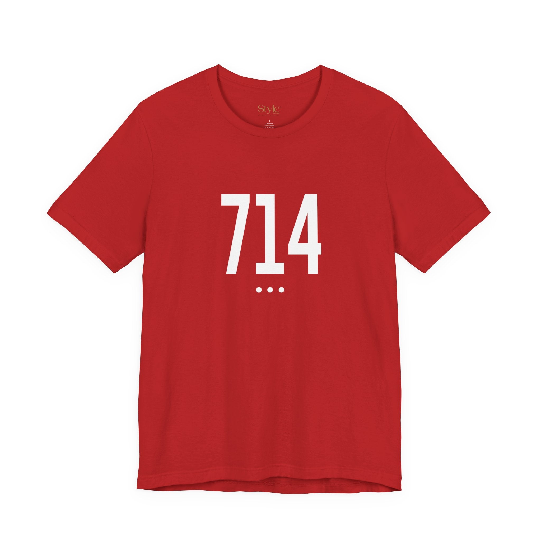 714 White Code Southern California Unisex Tee