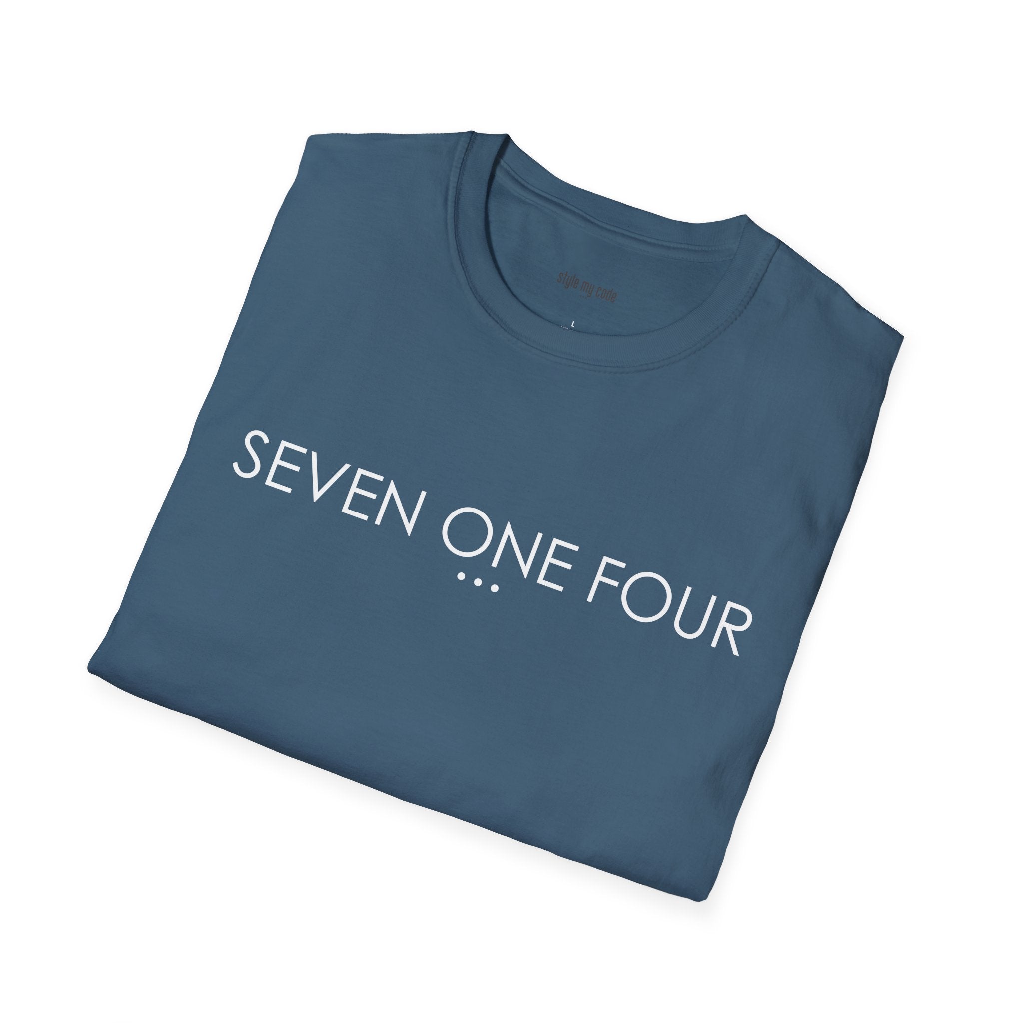 "SEVEN ONE FOUR" Design T-Shirt