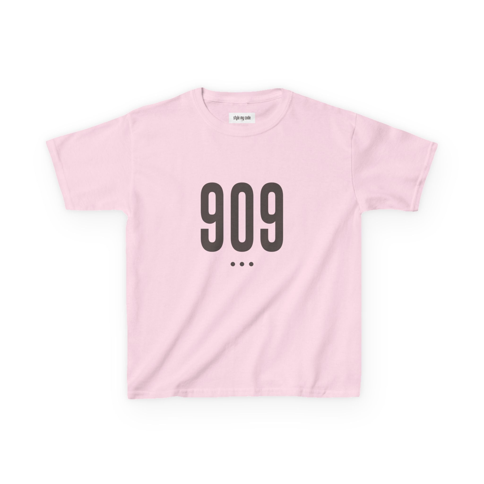 "909" logo - Kid's Unisex Trendy Tee