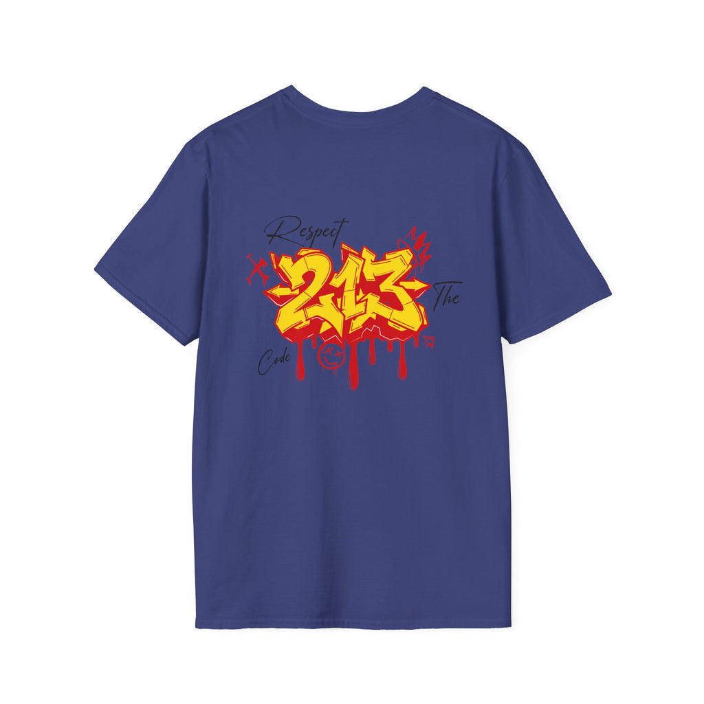 Graffiti 213 Red Respect The Code T-Shirt
