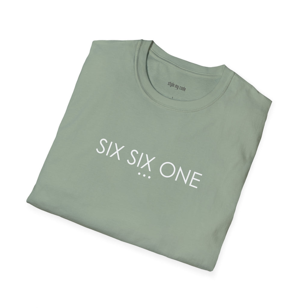 "SIX SIX ONE" Design T-Shirt