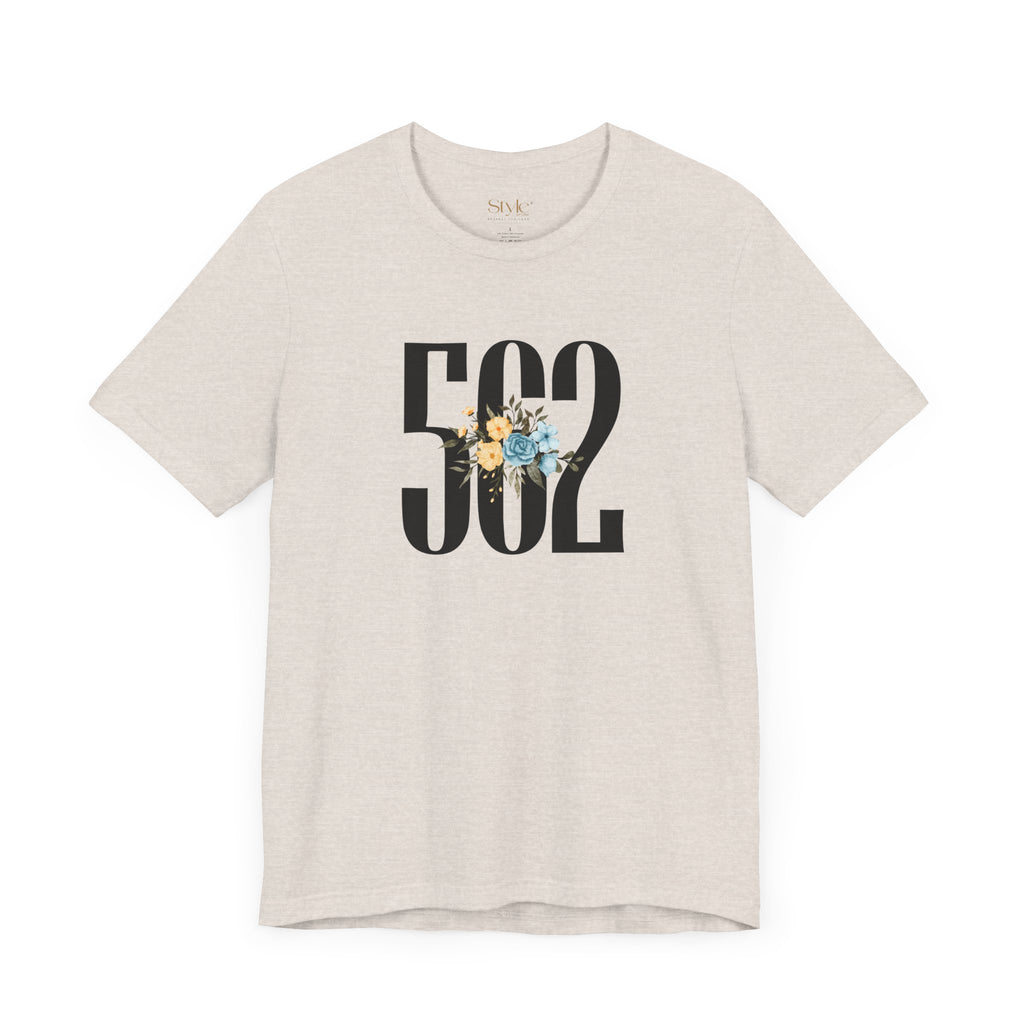 Floral 562 Unisex Tee - Casual, Gift, Birthday, Floral Design, Vintage Style