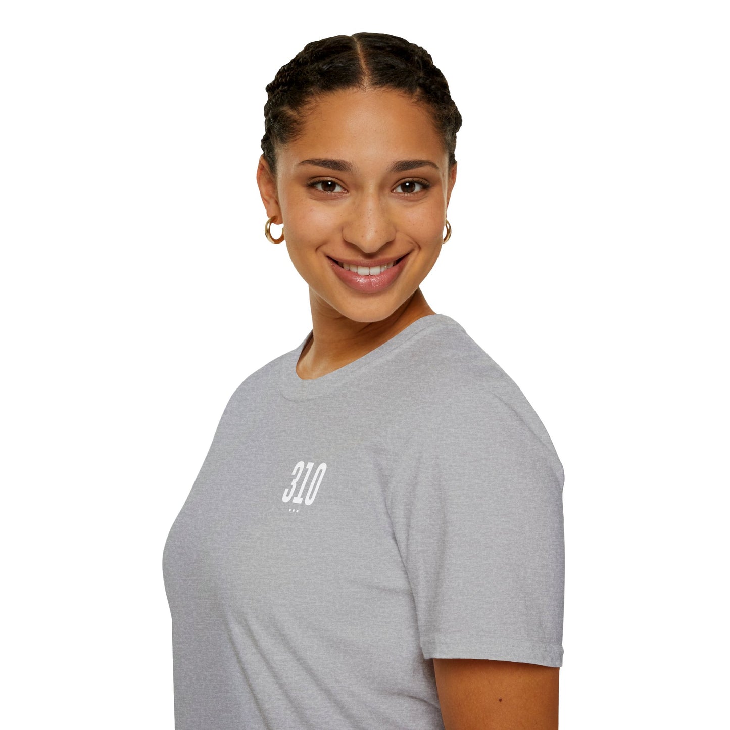 310 White Logo Unisex Softstyle T-Shirt