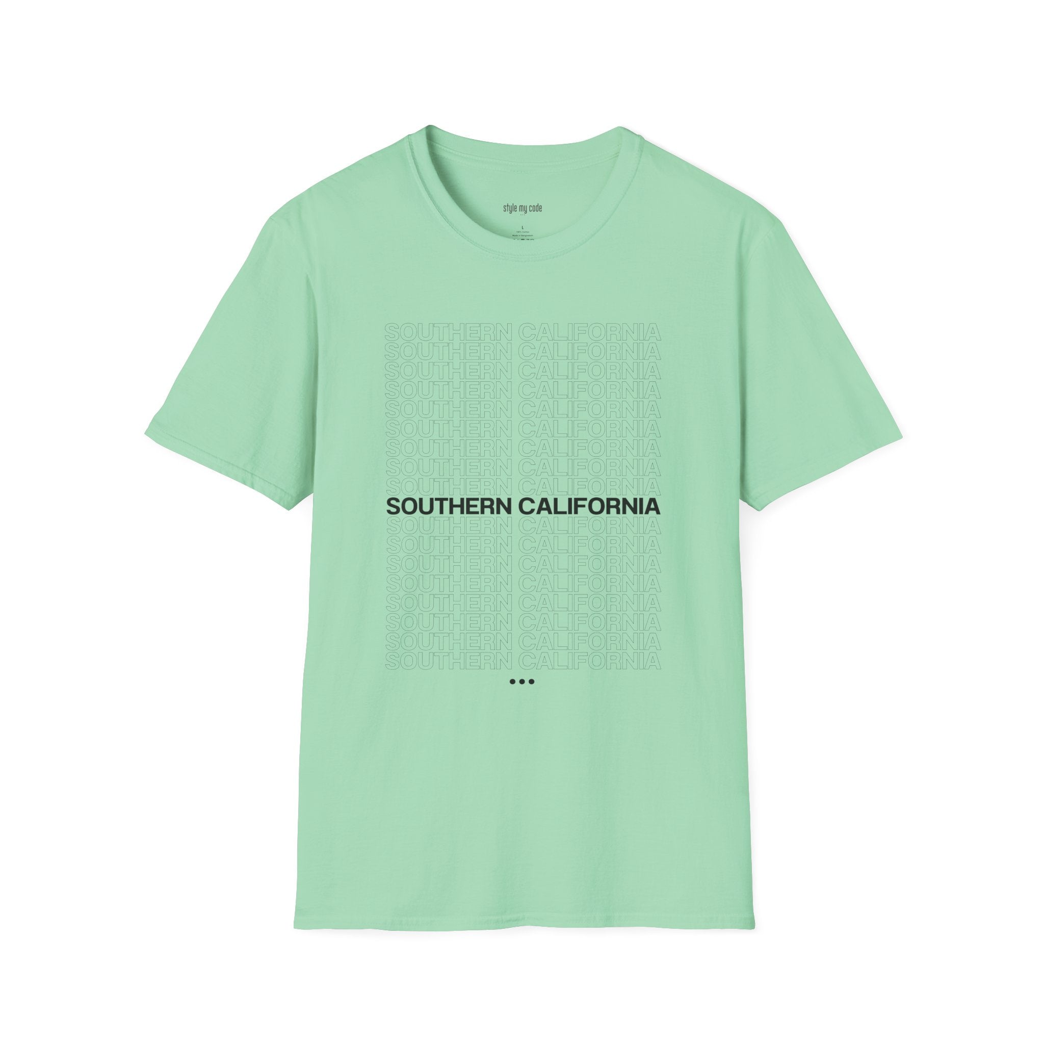 Southern California Unisex Softstyle T-Shirt - Casual Vibe for Everyday Wear