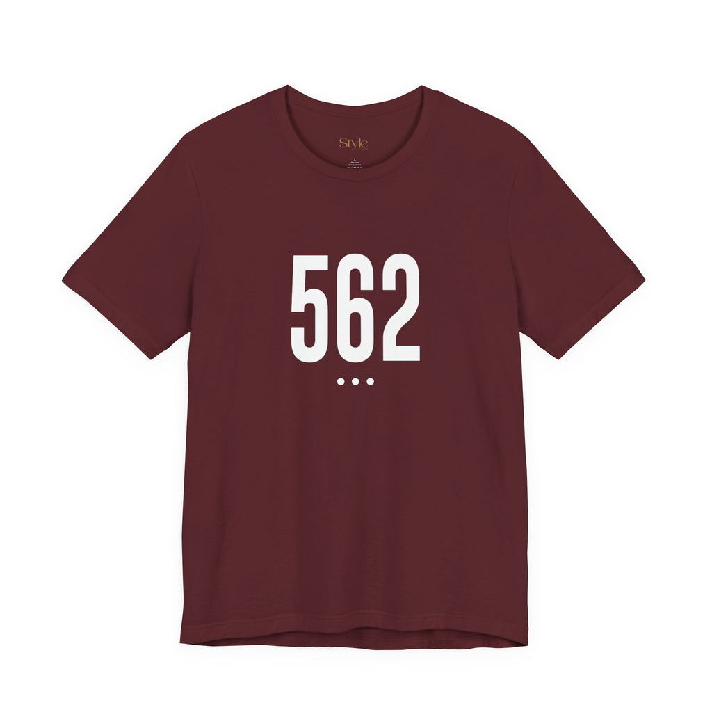 562 White Code Southern California Unisex Tee