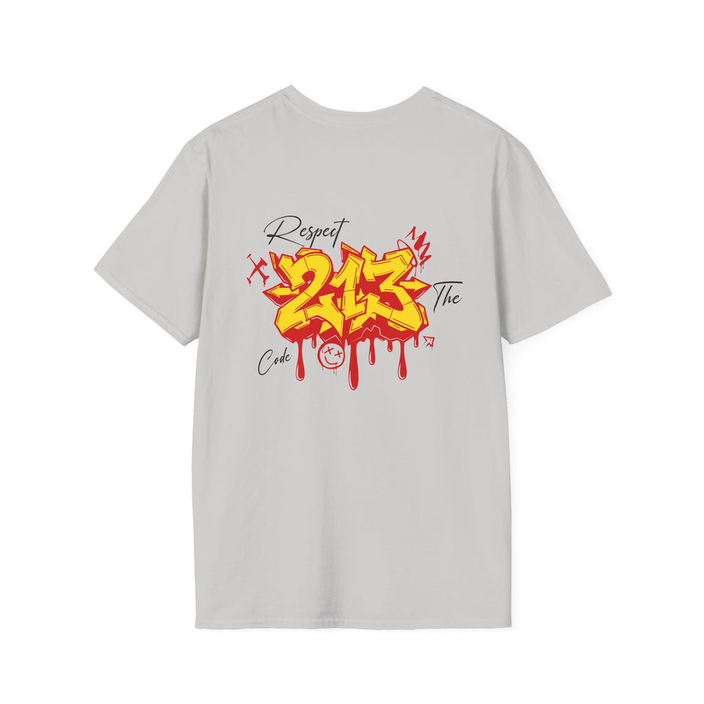Graffiti 213 Red Respect The Code T-Shirt