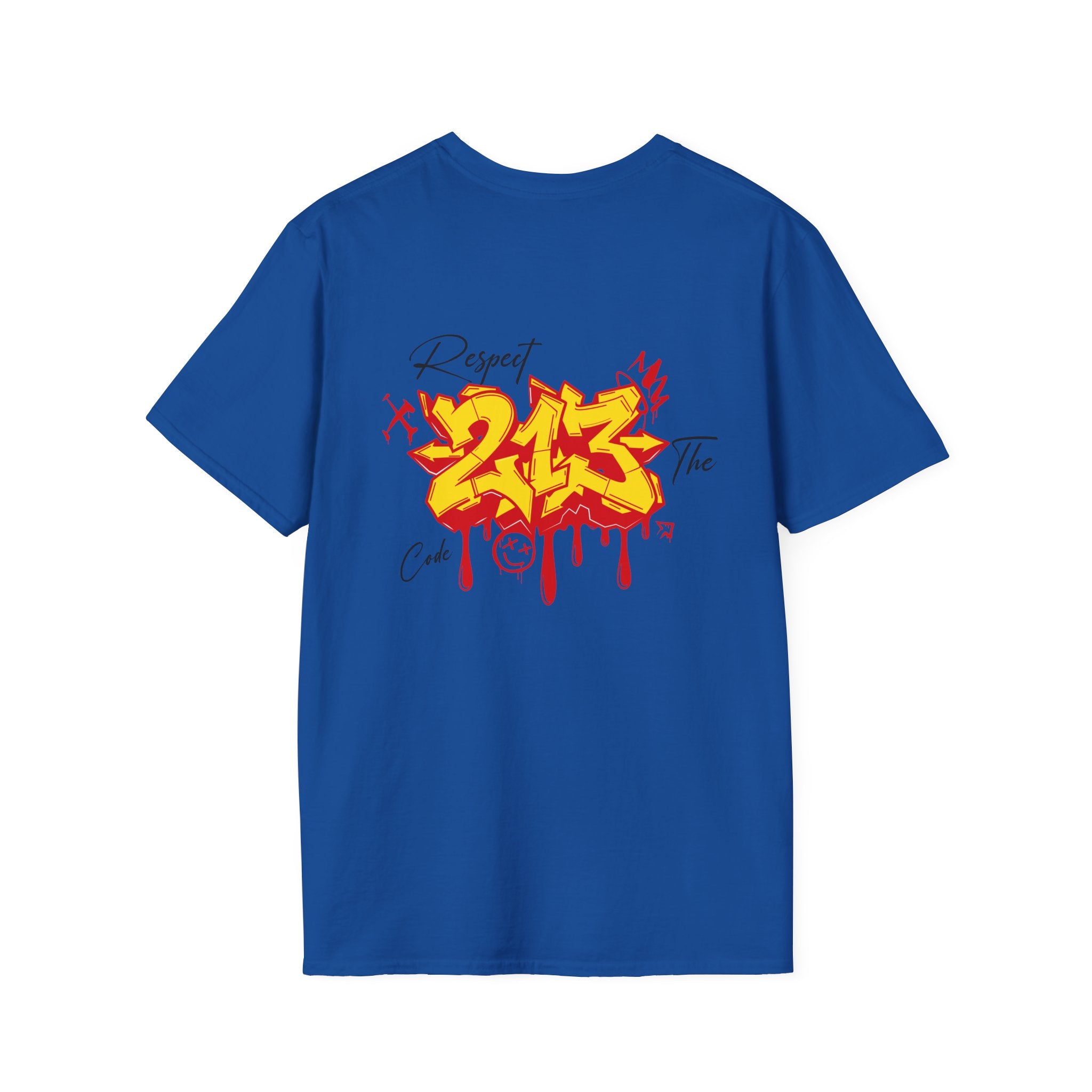 Graffiti 213 Red Respect The Code T-Shirt