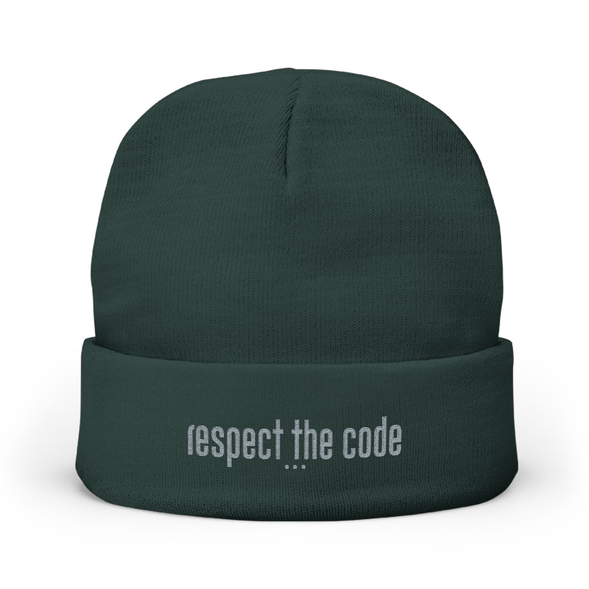 "Respect the Code" Knit Beanie